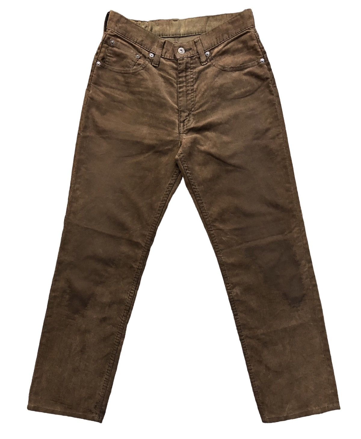 image of Levis 502 Corduroy Brown Jeans, Men's (Size 28)