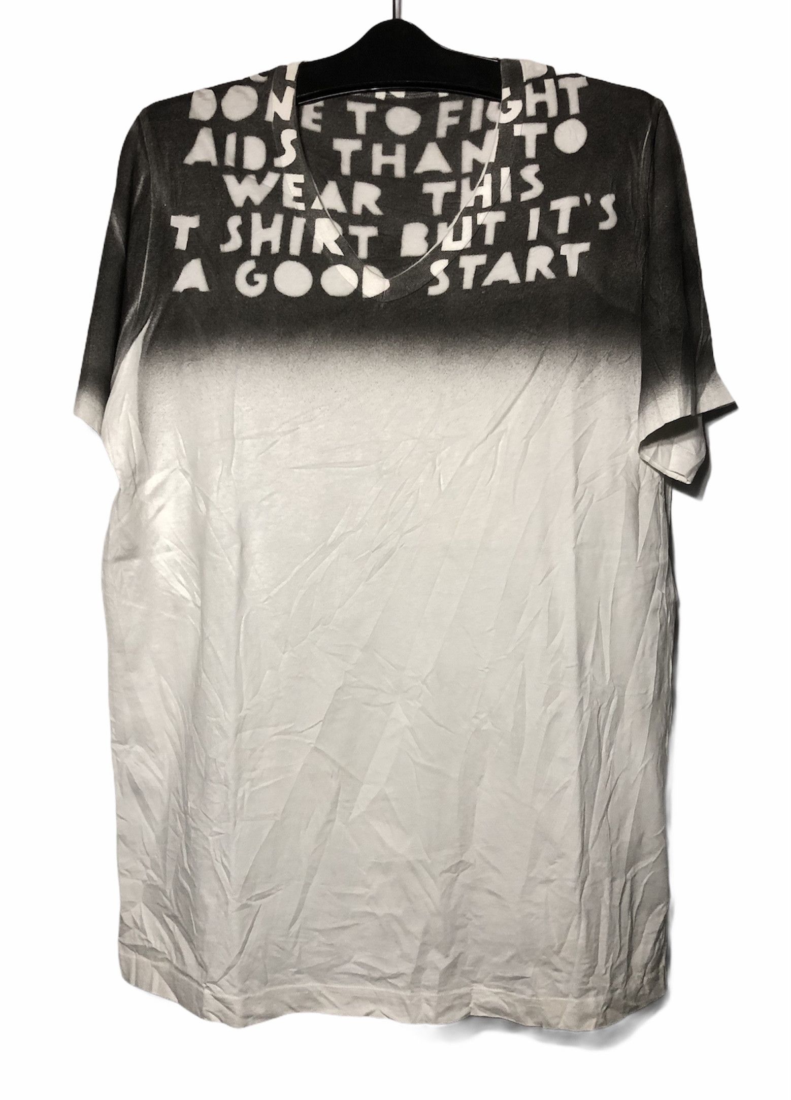 Designer Maison Martin Margiela V-neck Tshirt Size US L / EU 52-54 / 3 - 1 Thumbnail