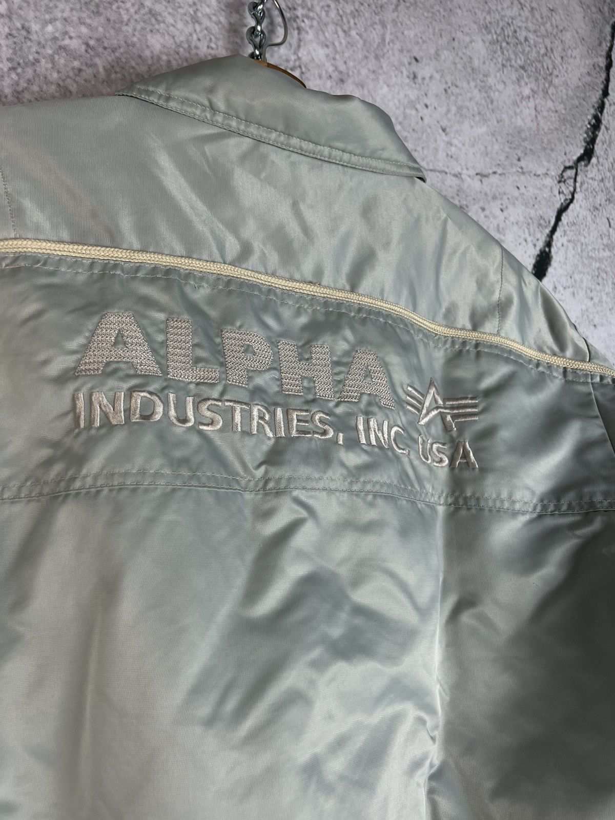 Alpha Industries Vintage Alpha Industries bomber jacket Size L / US 10 / IT 46 - 4 Thumbnail