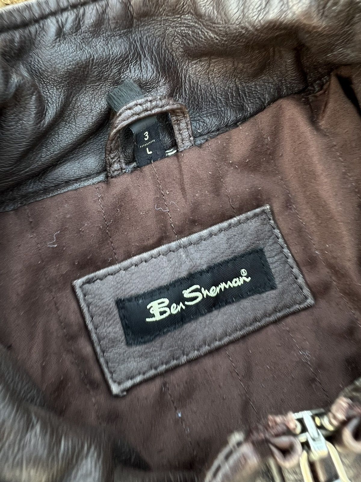 Ben Sherman Ben Sherman leather jacket Size US L / EU 52-54 / 3 - 3 Thumbnail