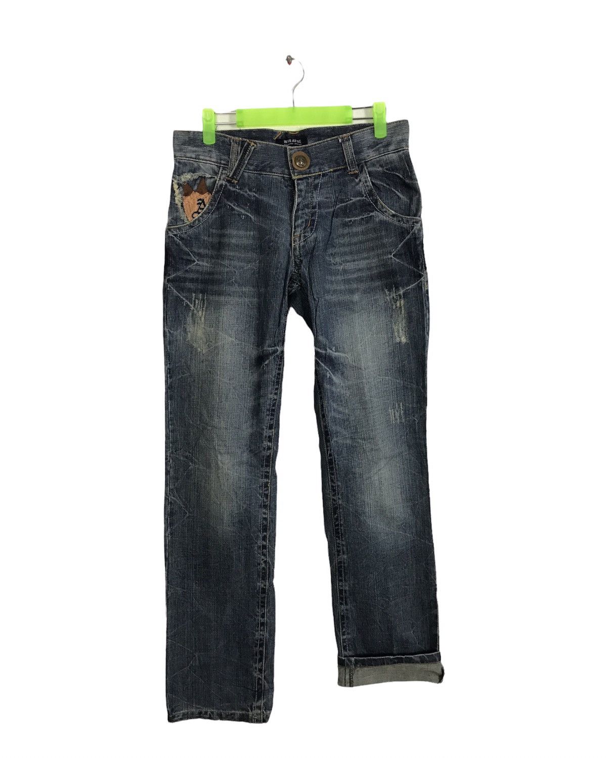 In The Attic In The Attic One Divison Punk Denim Jeans Fits 29 30 Size US 30 / EU 46 - 3 Thumbnail