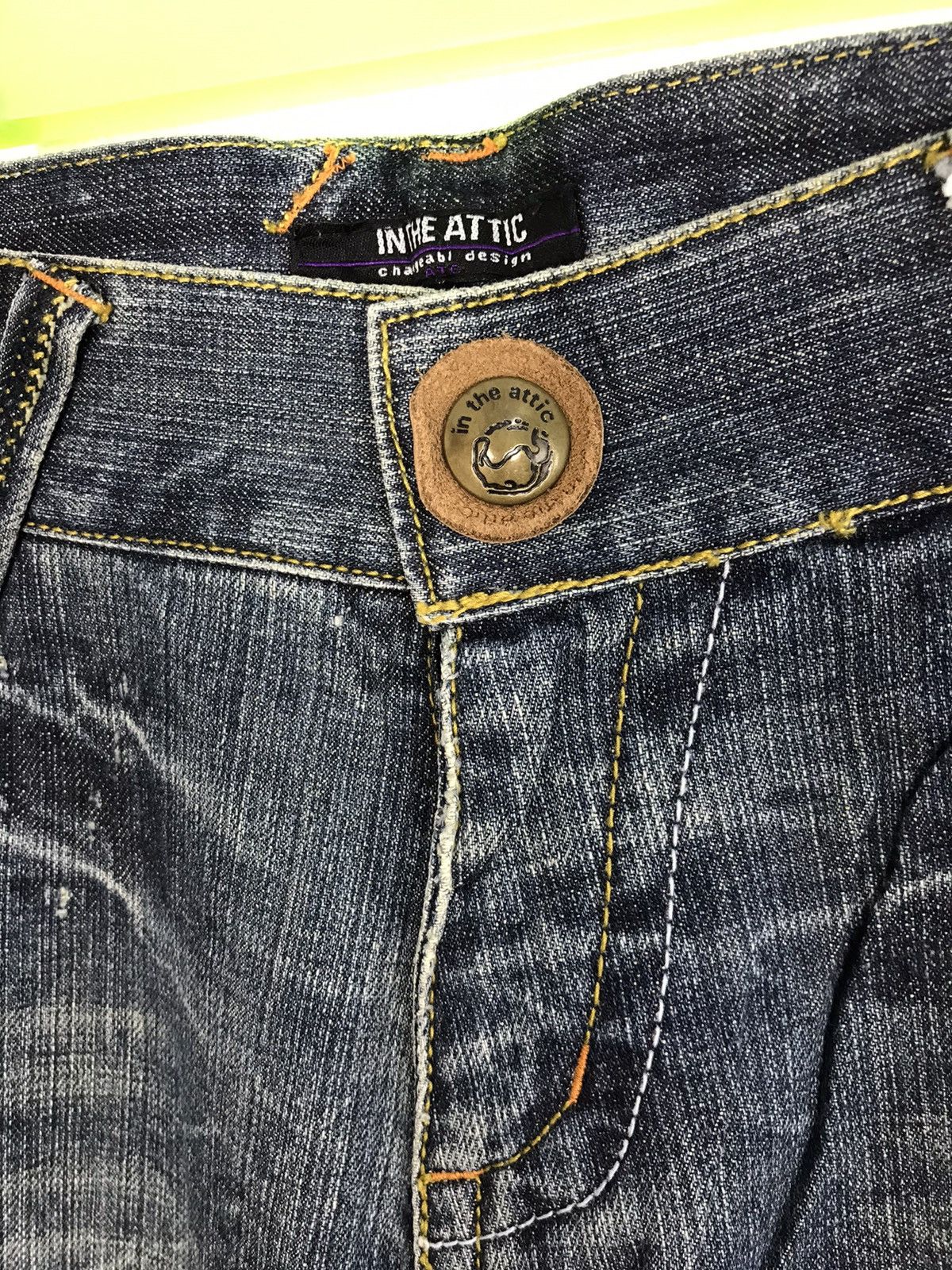 In The Attic In The Attic One Divison Punk Denim Jeans Fits 29 30 Size US 30 / EU 46 - 5 Thumbnail