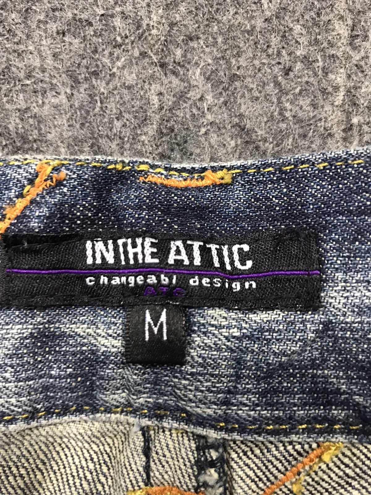 In The Attic In The Attic One Divison Punk Denim Jeans Fits 29 30 Size US 30 / EU 46 - 8 Thumbnail