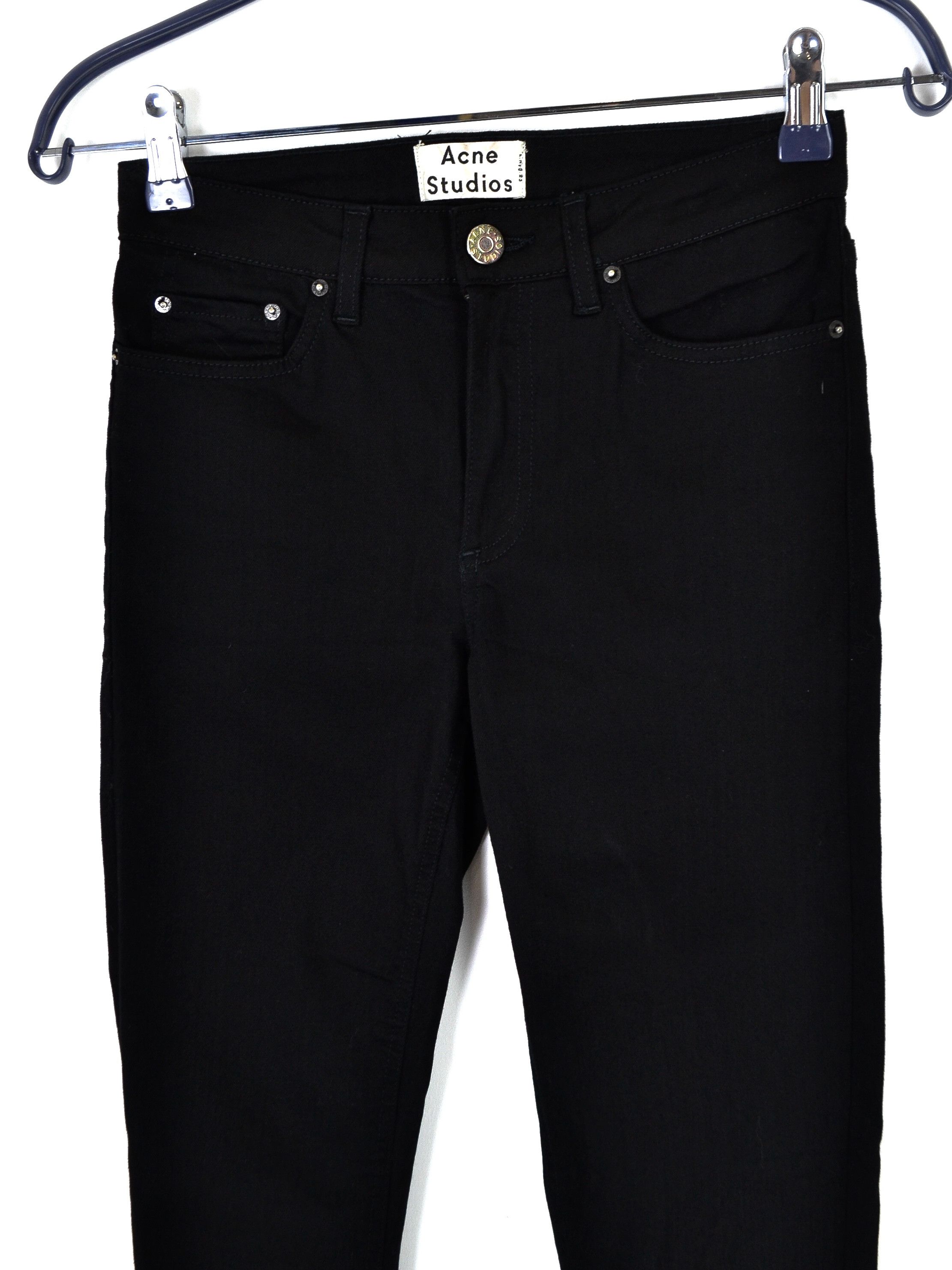 Acne Studios Acne Studios Skinny Stretch Jeans Black Denim Size 26" / US 2 / IT 38 - 5 Thumbnail