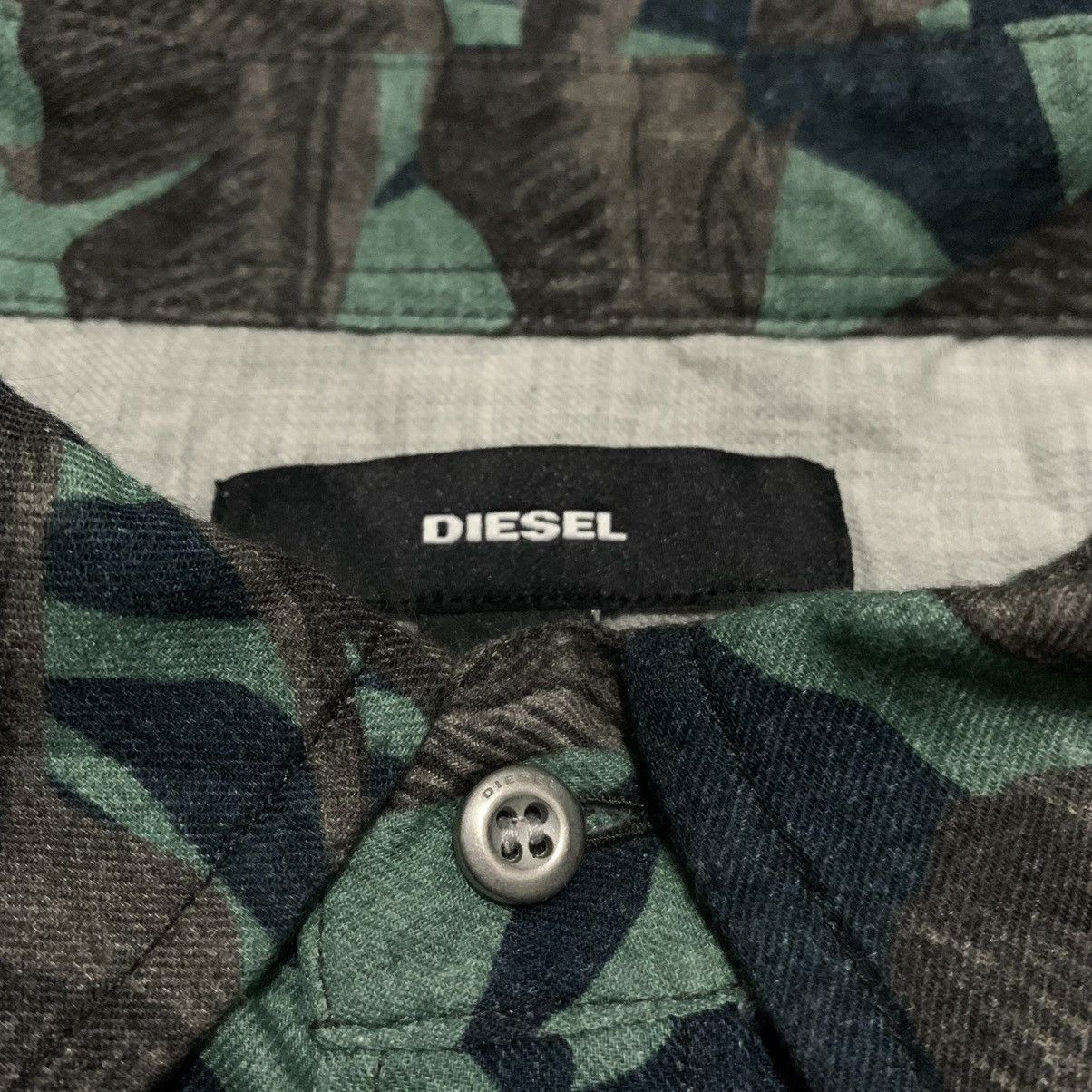 Diesel × Japanese Brand RARE🔥Diesel Hawaiian long sleeve shirt Size US L / EU 52-54 / 3 - 6 Thumbnail