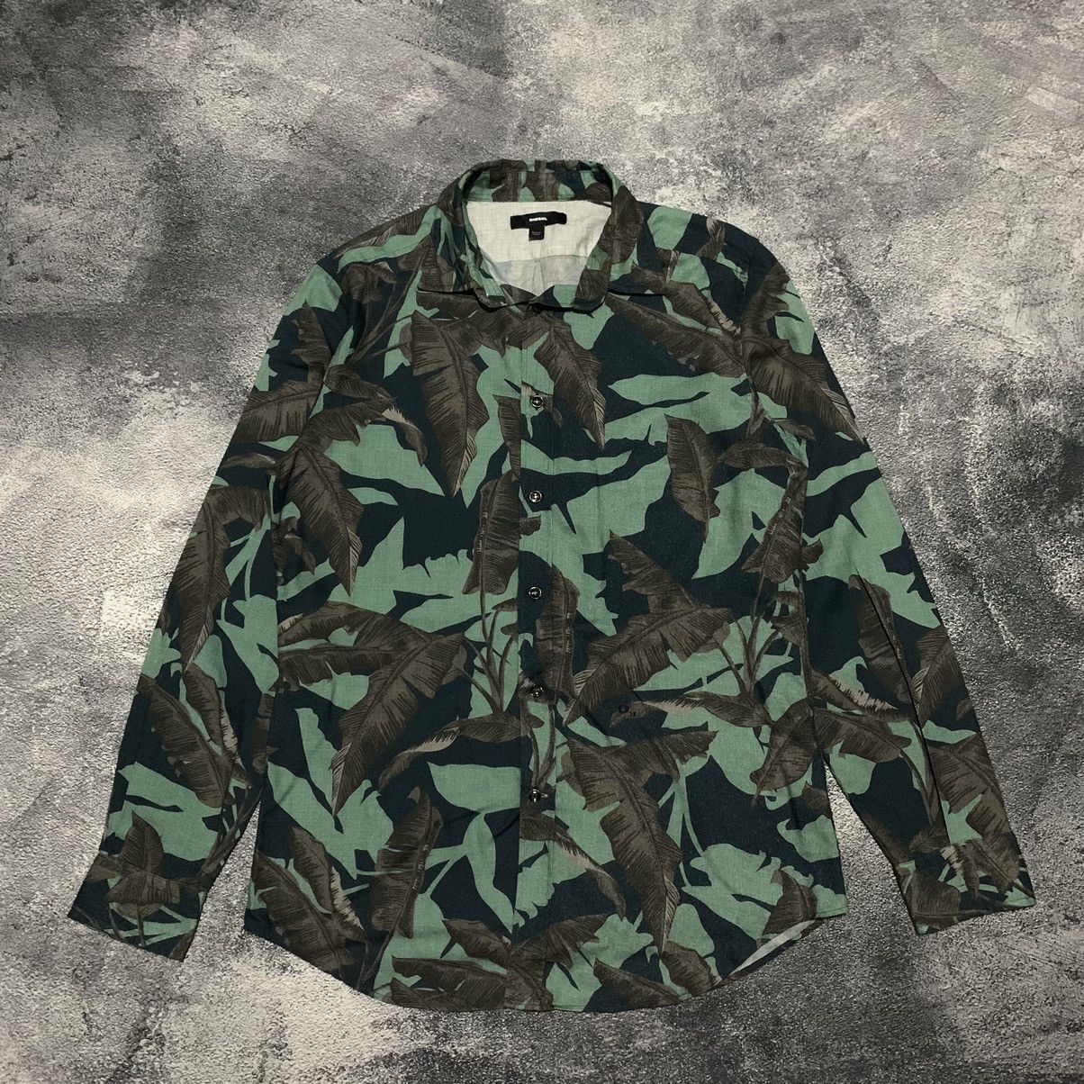 Diesel × Japanese Brand RARE🔥Diesel Hawaiian long sleeve shirt Size US L / EU 52-54 / 3 - 1 Thumbnail