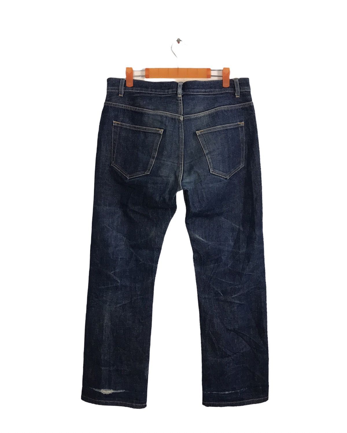 A.P.C. Unisex APC Rescue Jean Droit Selvedge Denim fits 31 32 Size US 31 - 3 Thumbnail