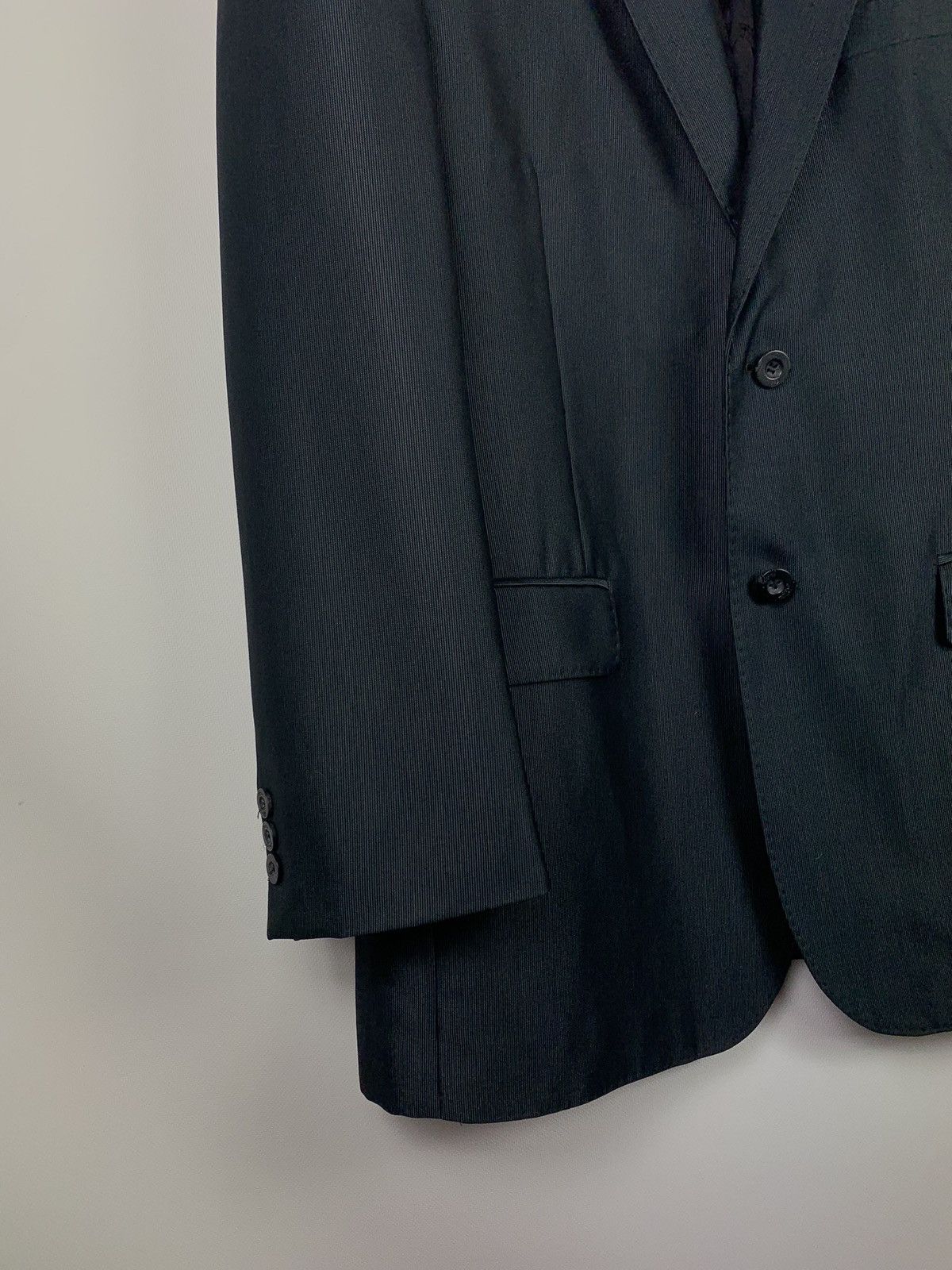 Brioni Brioni men’s vintage striped blazer jacket size 54 black Size 44R - 4 Thumbnail