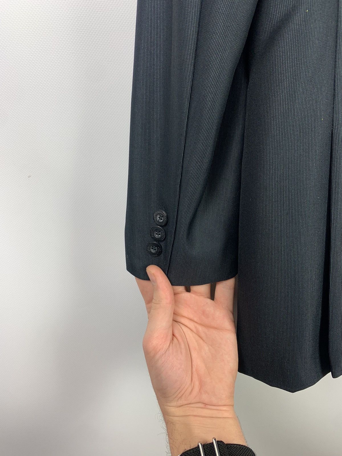 Brioni Brioni men’s vintage striped blazer jacket size 54 black Size 44R - 7 Thumbnail