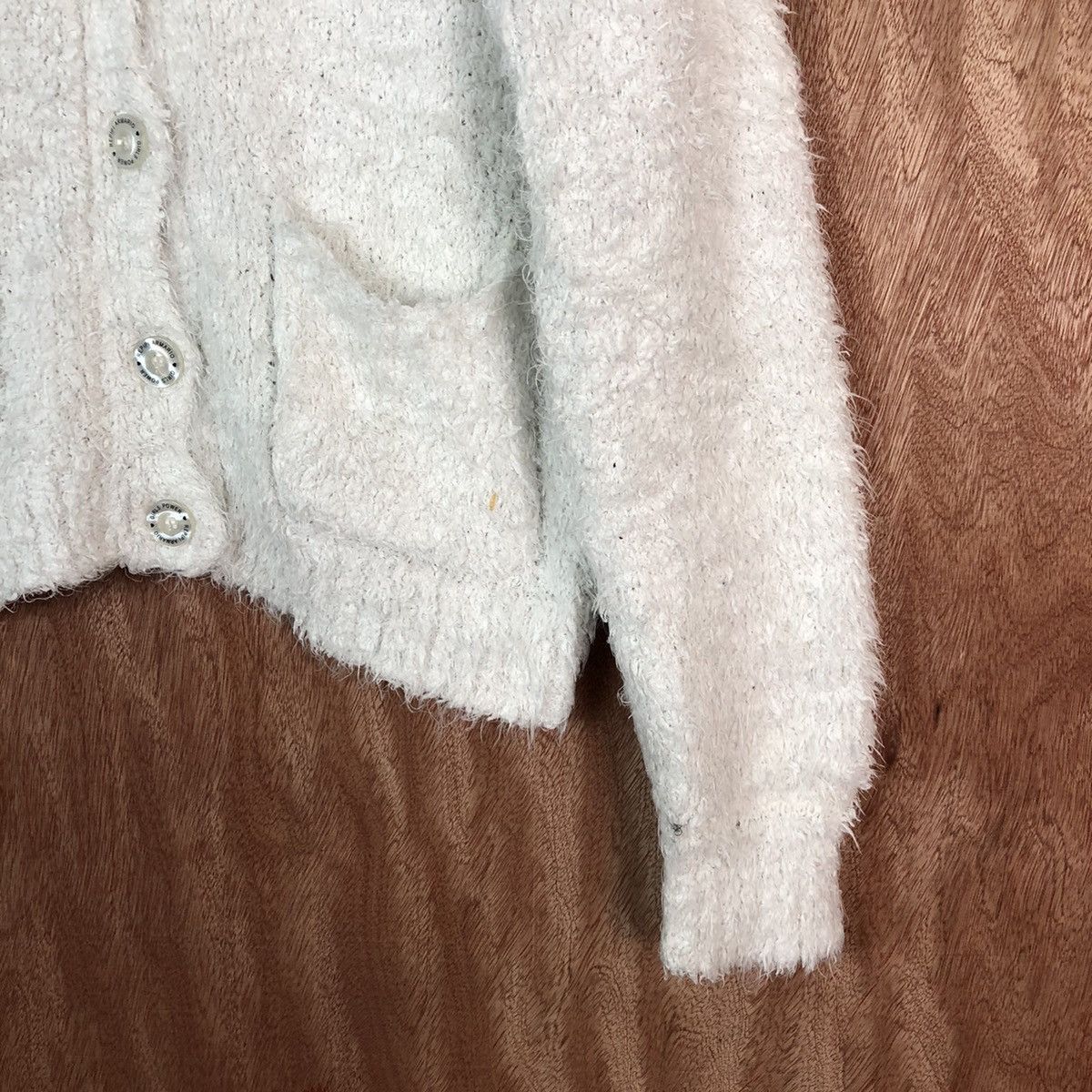 Vintage Repipi Shag Shaggy Fur Mohair Cardigan #6685 Size S / US 4 / IT 40 - 5 Thumbnail