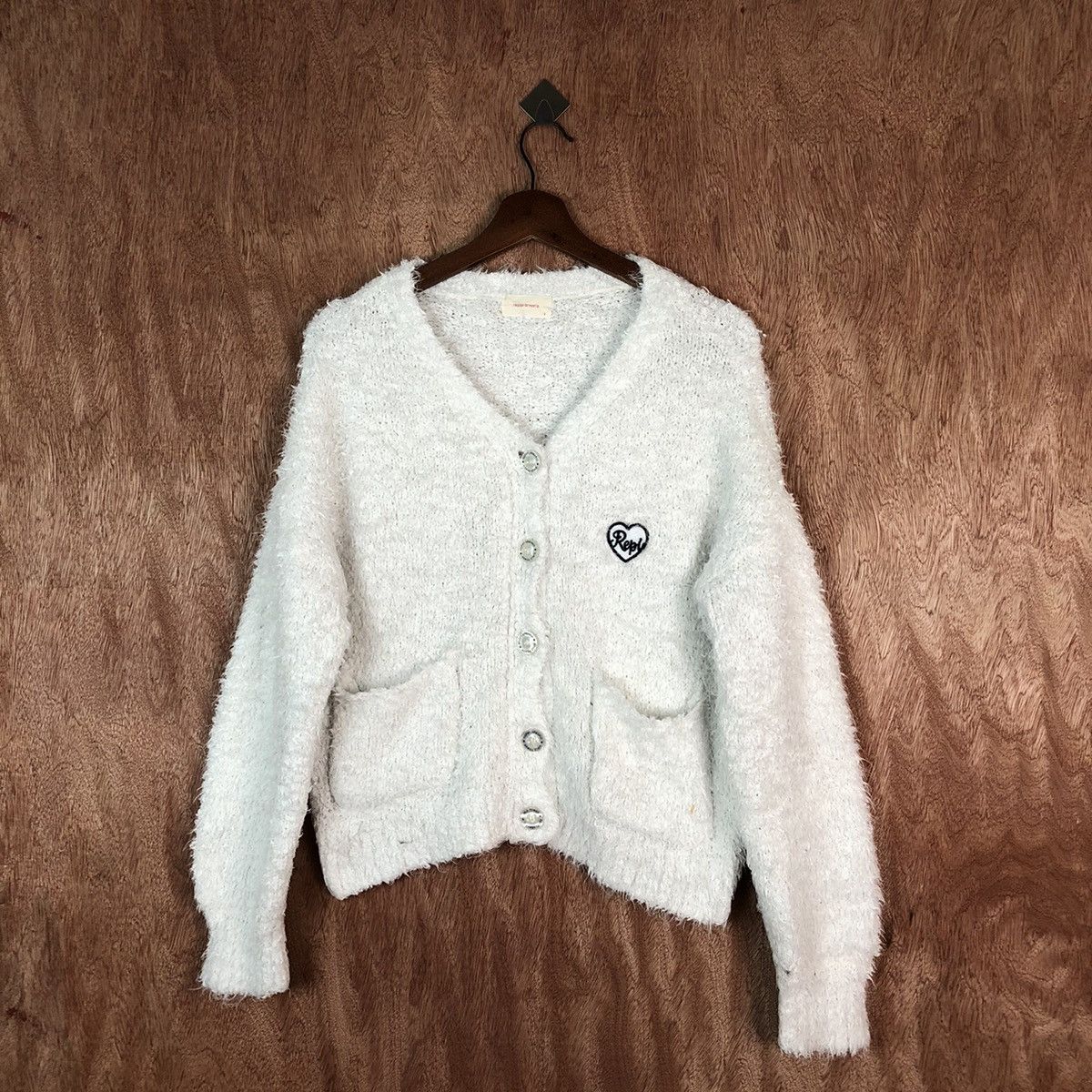 Vintage Repipi Shag Shaggy Fur Mohair Cardigan #6685 Size S / US 4 / IT 40 - 1 Thumbnail