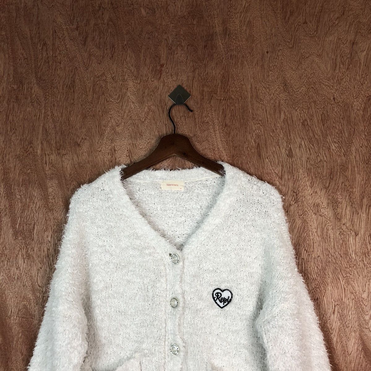 Vintage Repipi Shag Shaggy Fur Mohair Cardigan #6685 Size S / US 4 / IT 40 - 2 Thumbnail