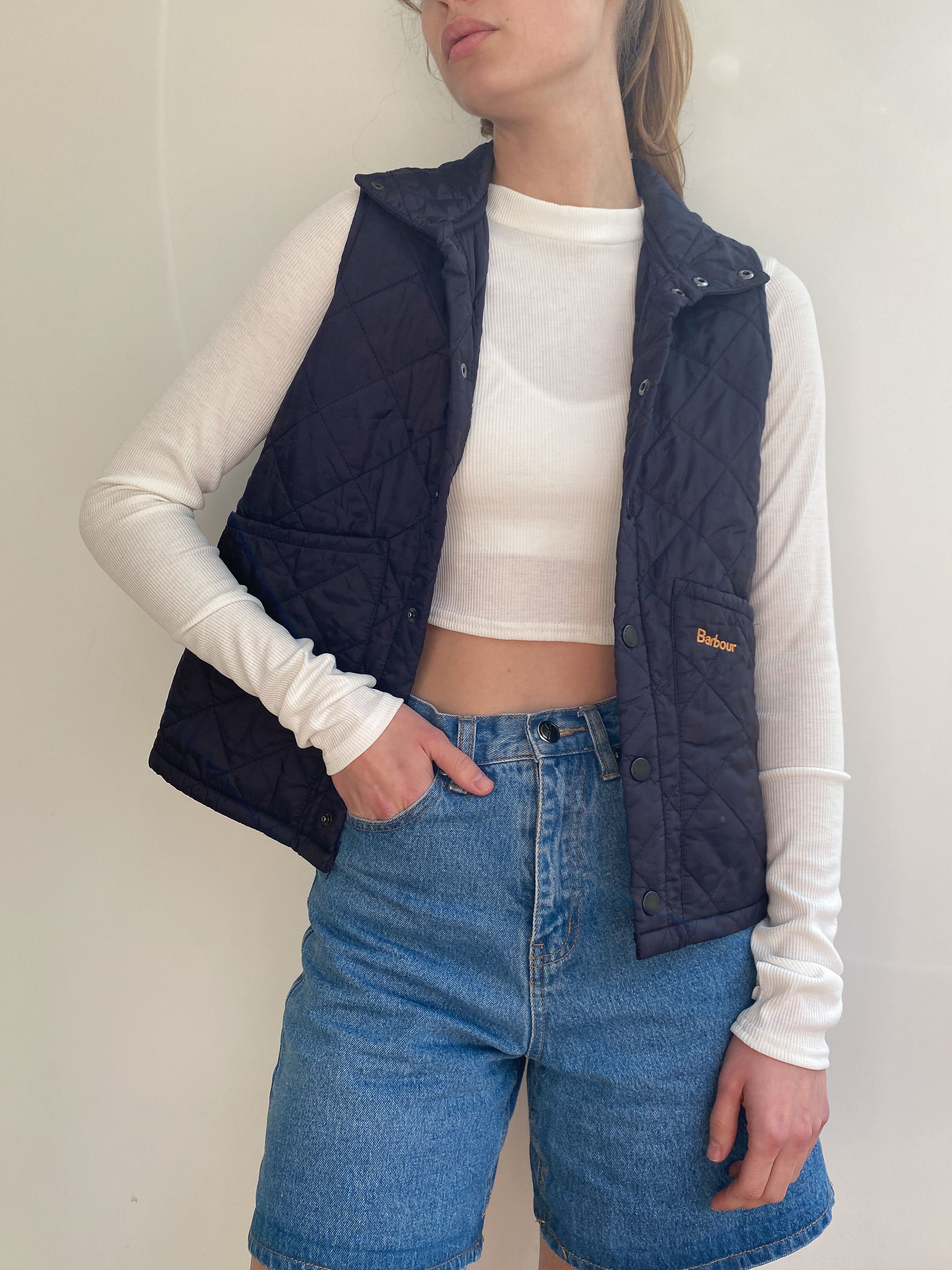Barbour Barbour Navy Gilet Vest Size S / US 4 / IT 40 - 3 Thumbnail