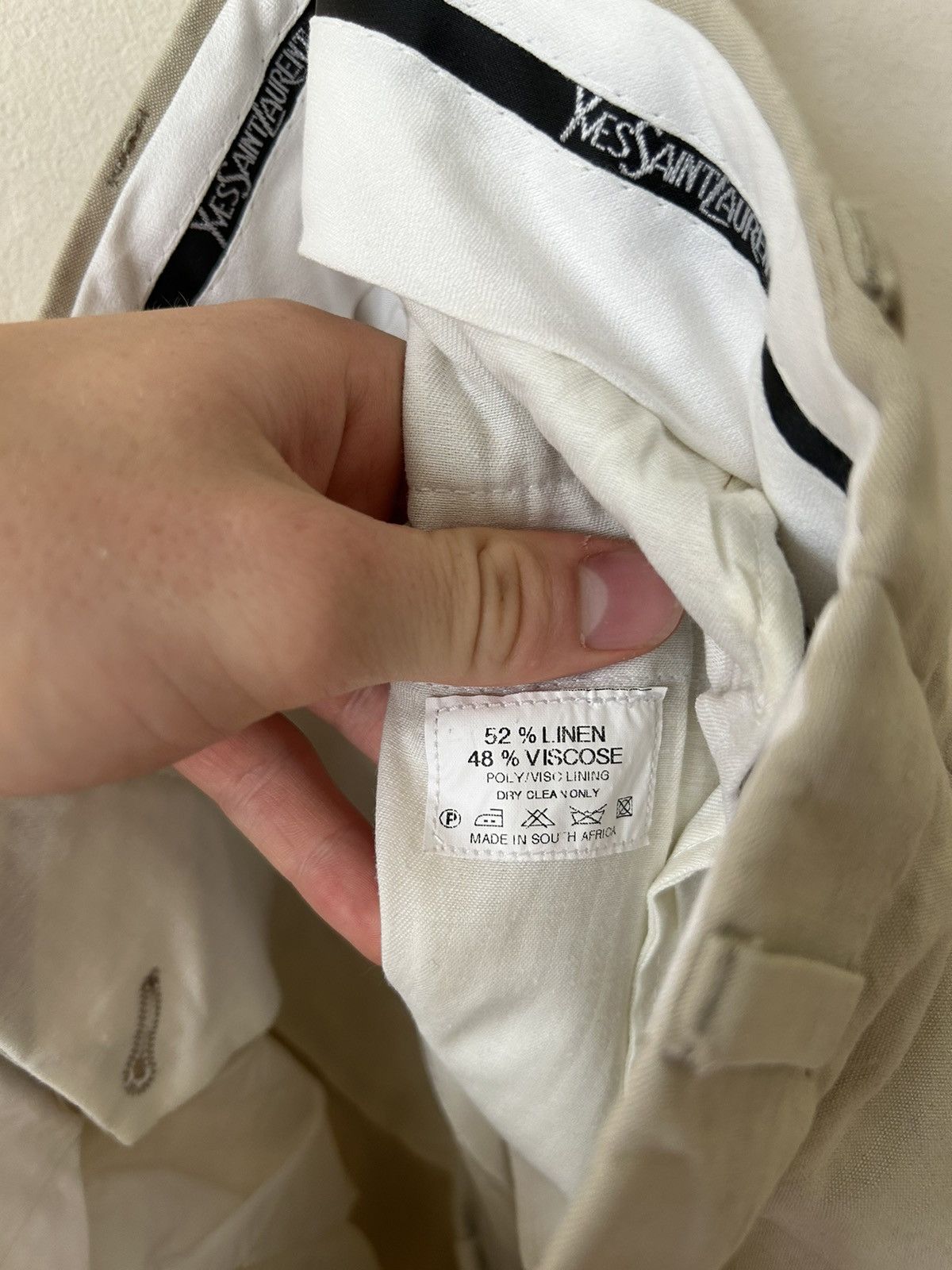Yves Saint Laurent Yves Saint Laurent Laine Men's Pants Size US 31 - 8 Thumbnail