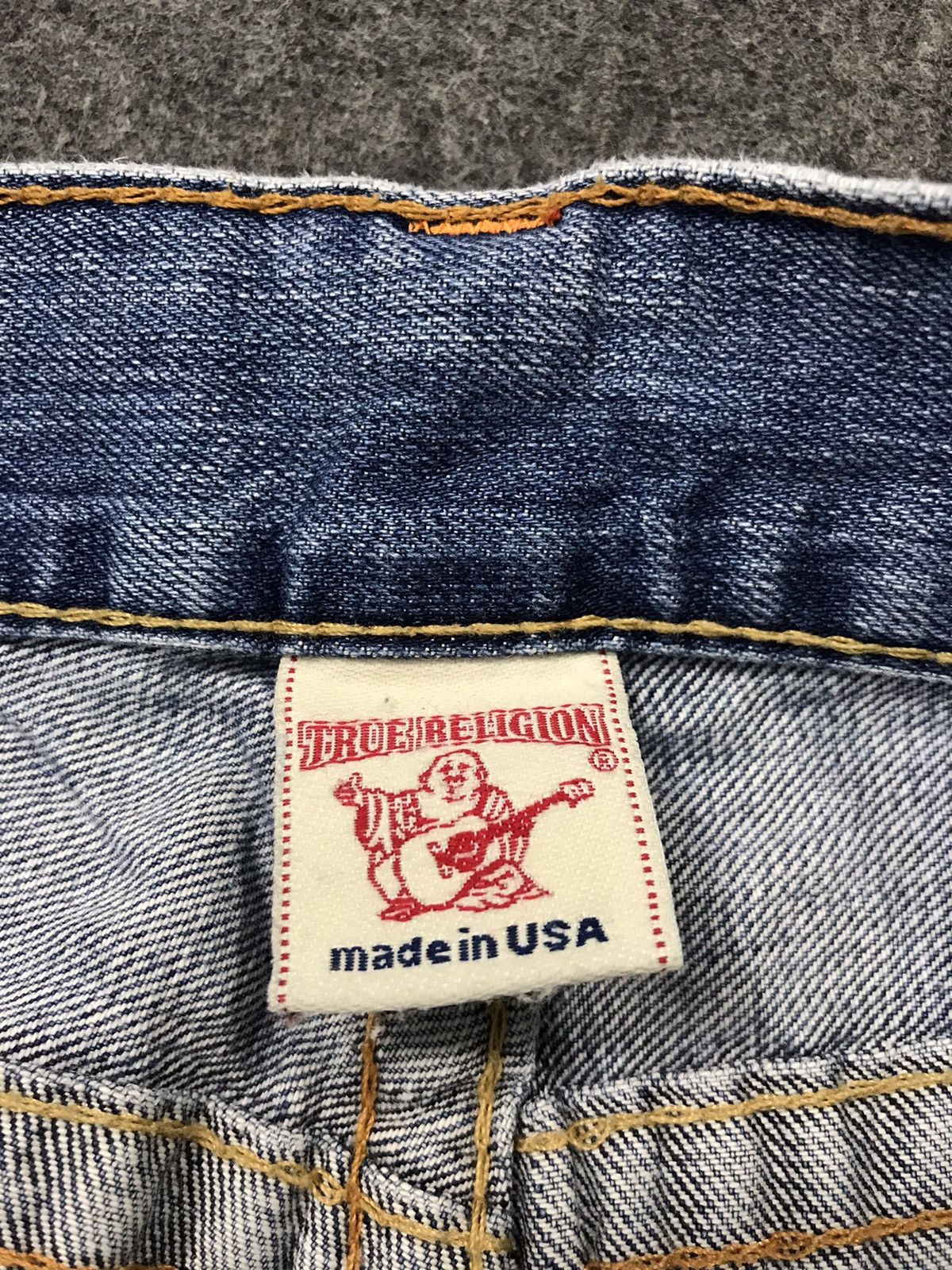 True Religion True Religion Cowboy Billy Low Rise Distressed Denim Jeans Size US 32 / EU 48 - 9 Thumbnail