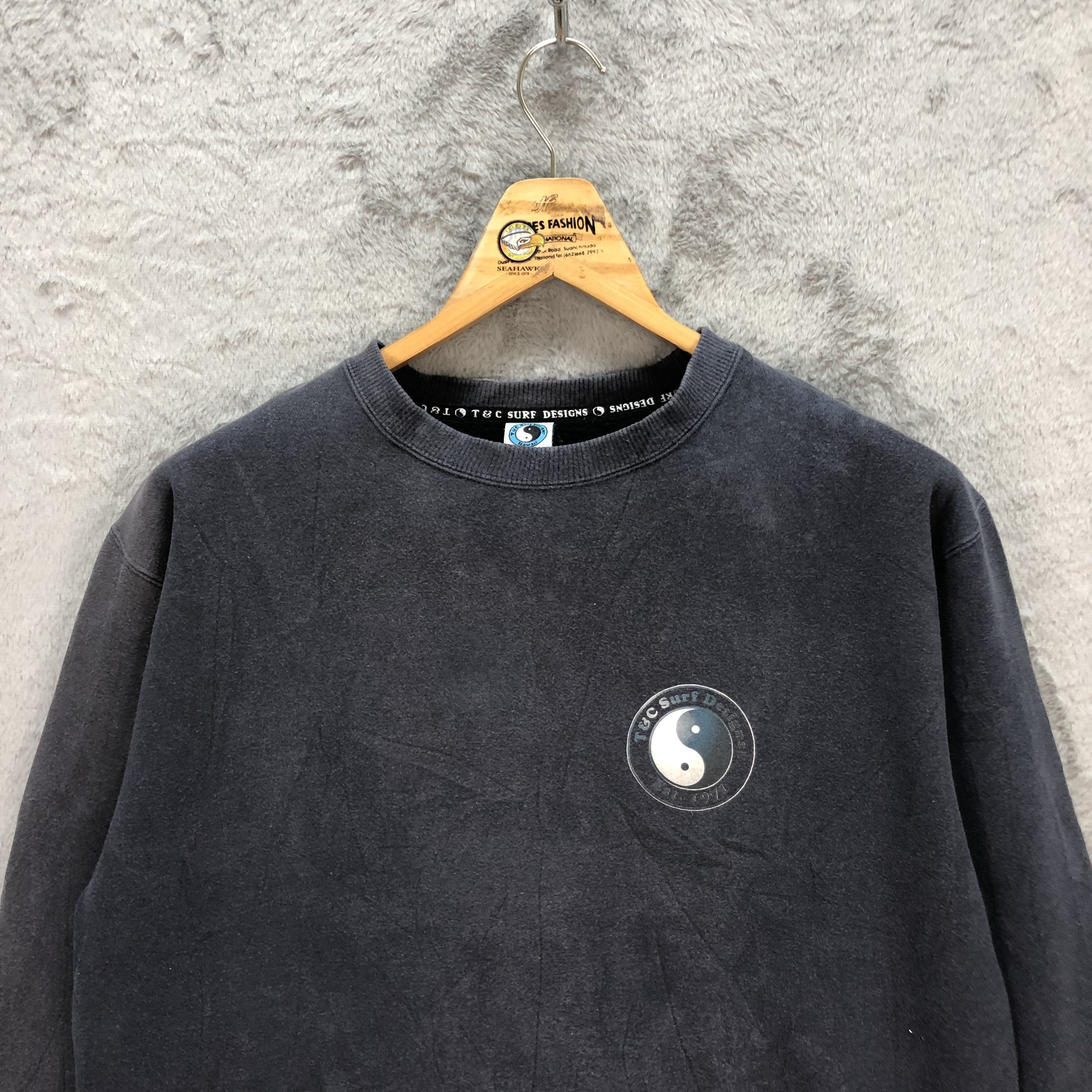 Vintage T&C Surf Design Hawaii Big Logo Sweatshirts #5837-210 Size US M / EU 48-50 / 2 - 4 Thumbnail