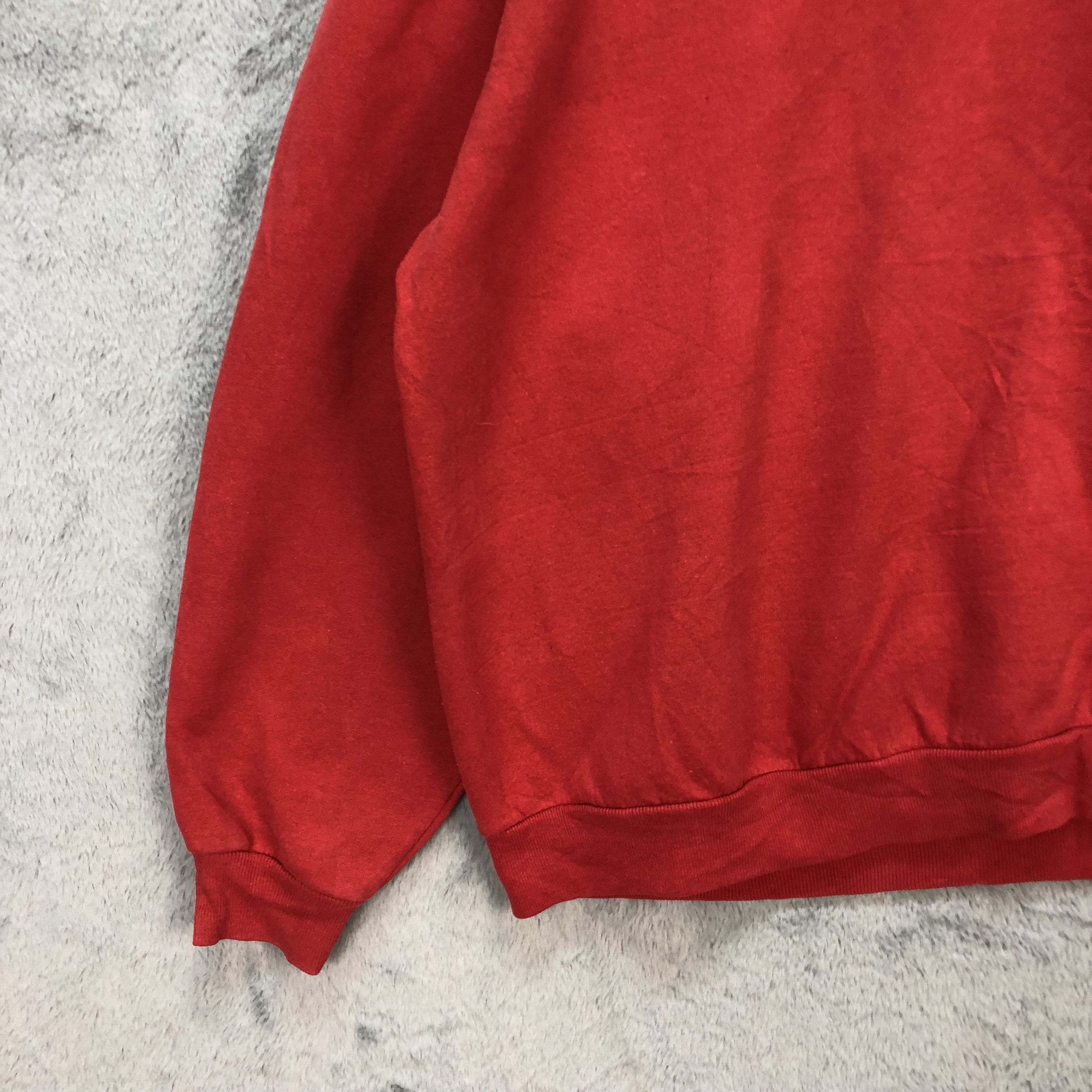 Jerzees Vintage Jerzees Nice Design Red Sweatshirts #5839-210 Size XL / US 12-14 / IT 48-50 - 4 Thumbnail