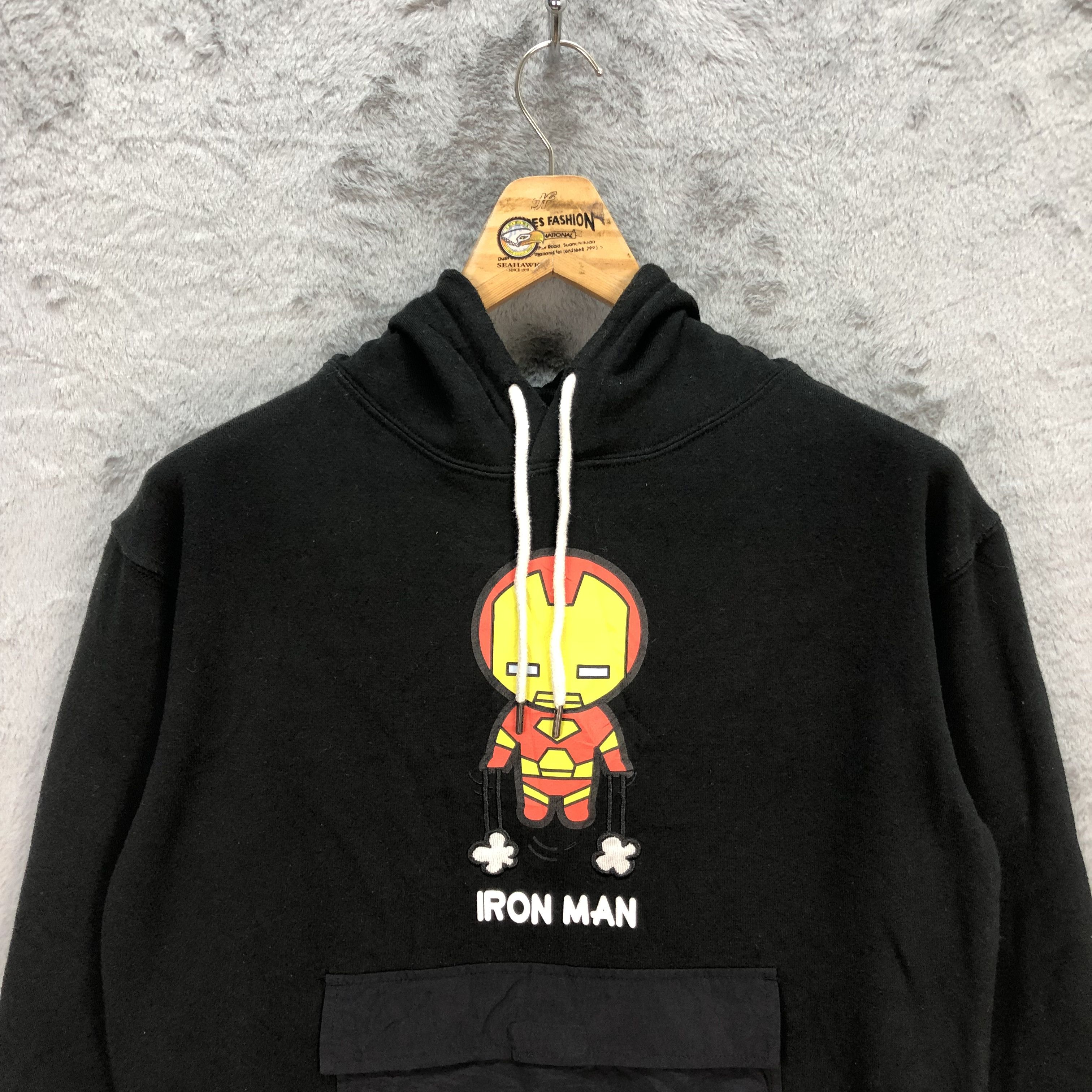 Marvel Comics Marvel Iron Man Kangaroo Pocket Pullover Hoodies #5842-210 Size US S / EU 44-46 / 1 - 2 Thumbnail