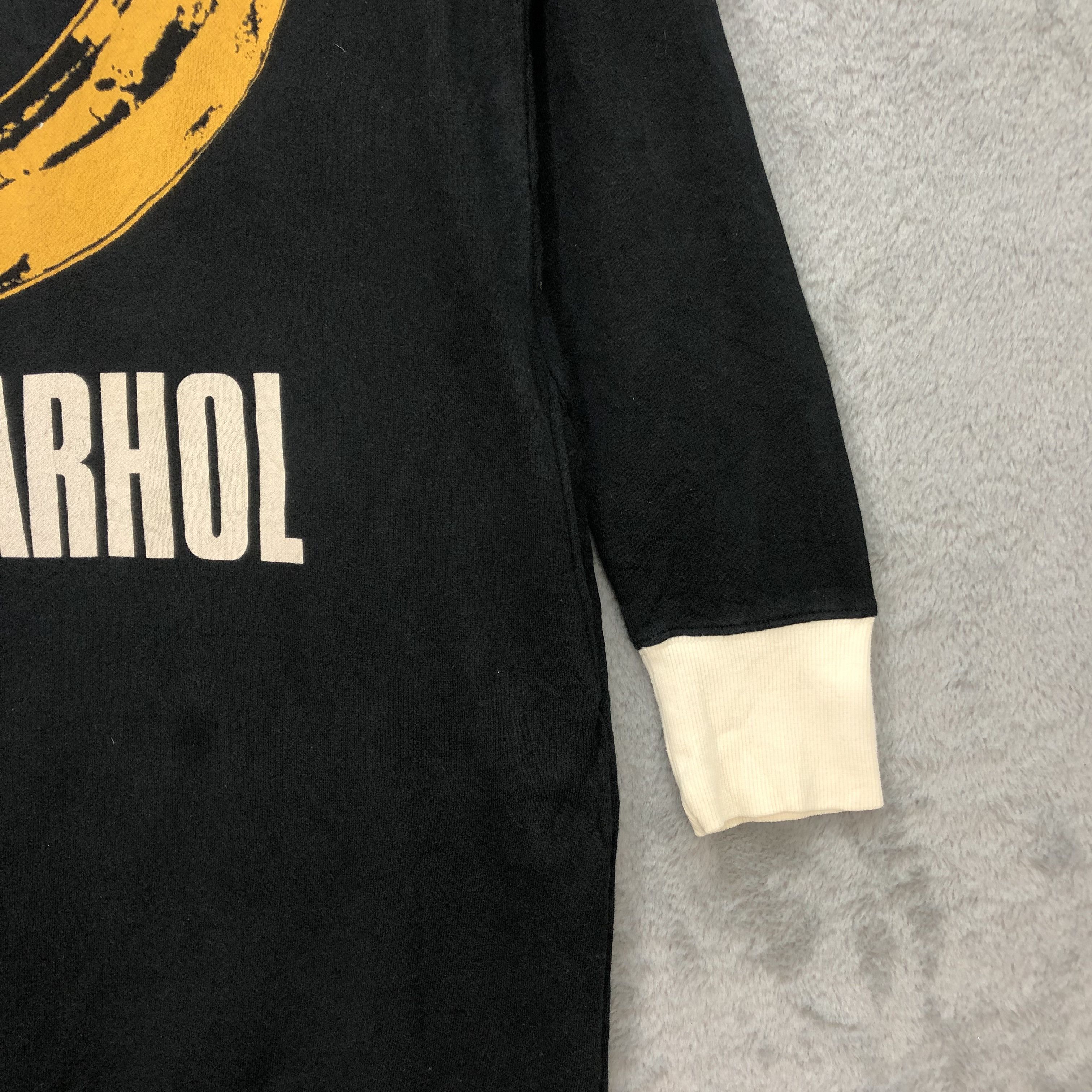 Andy Warhol Pop Art Andy Warhol Big Logo Long Sweatshirts #5778-206 Size L / US 10 / IT 46 - 6 Thumbnail