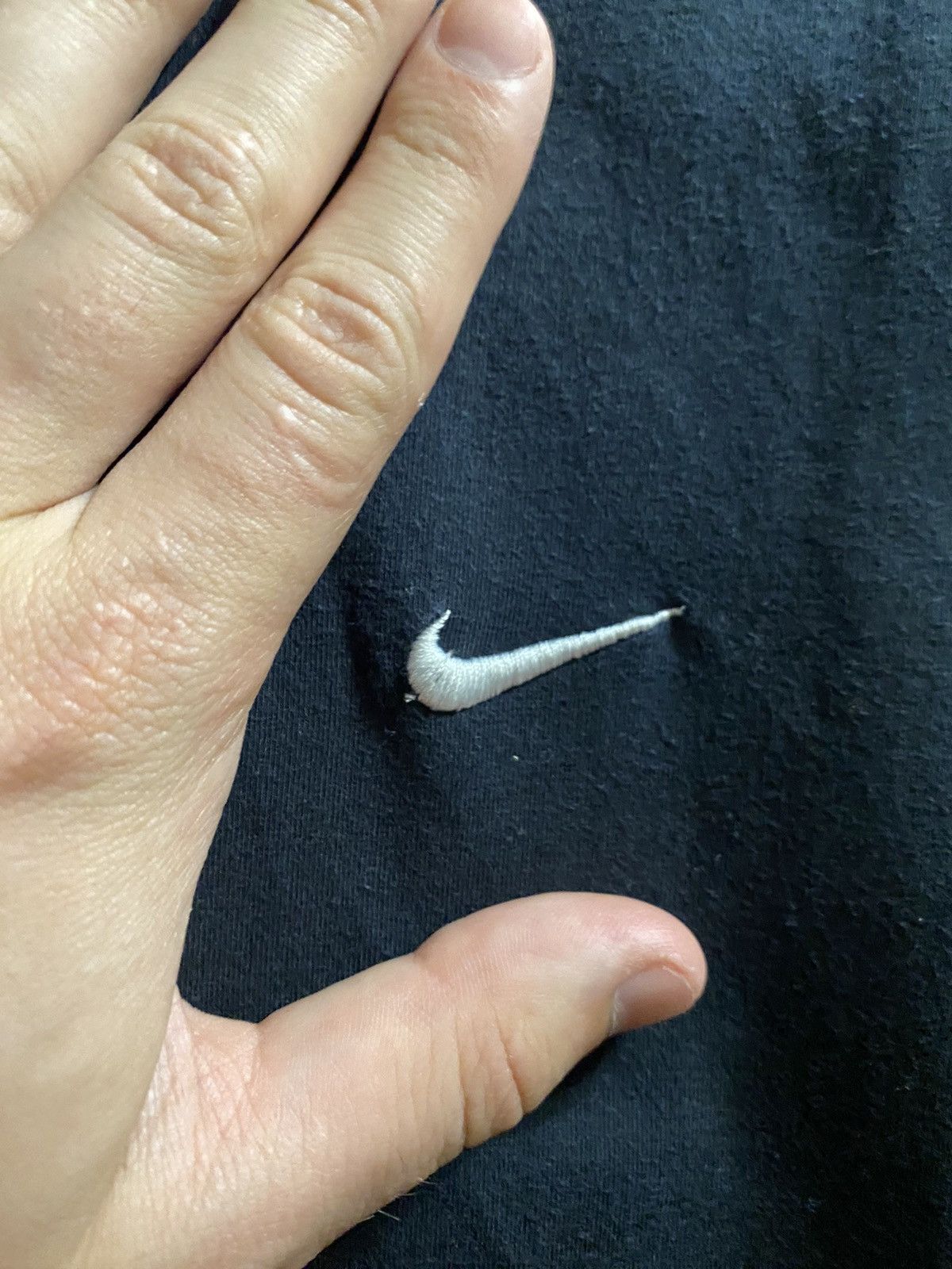 Nike × Vintage Vintage Tee Nike Y2K style. Drill swoosh Size US L / EU 52-54 / 3 - 2 Thumbnail