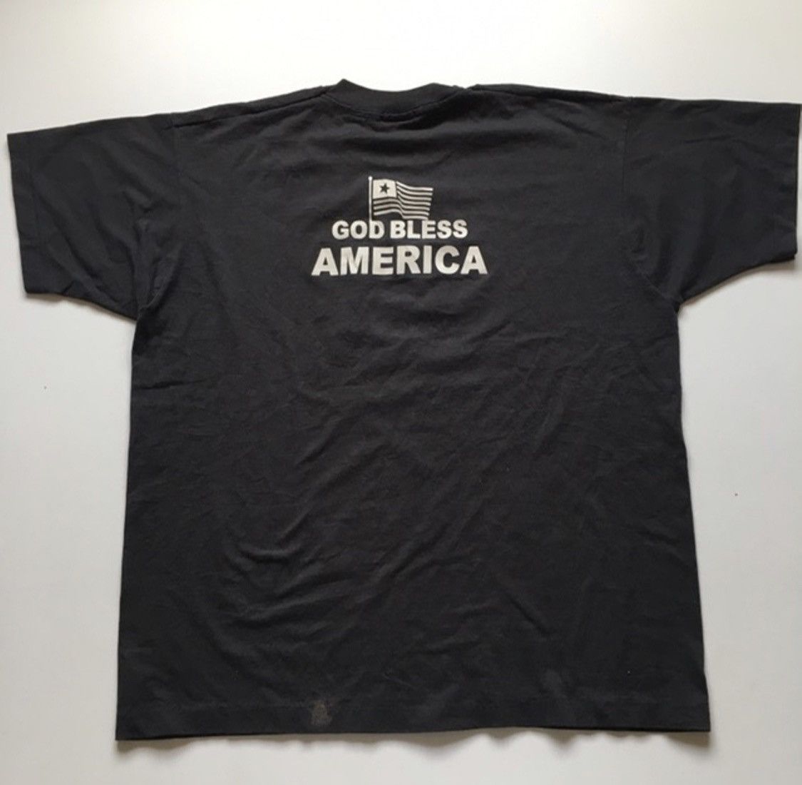 Vintage Vintage 90s Terrorism We’re Coming Graphic T Shirt XL Rare Size US XL / EU 56 / 4 - 2 Thumbnail