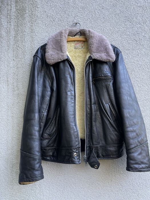 Vintage VINTAGE 40s 50s LEATHER HORSEHIDE SPORTSWEAR JACKET | Grailed