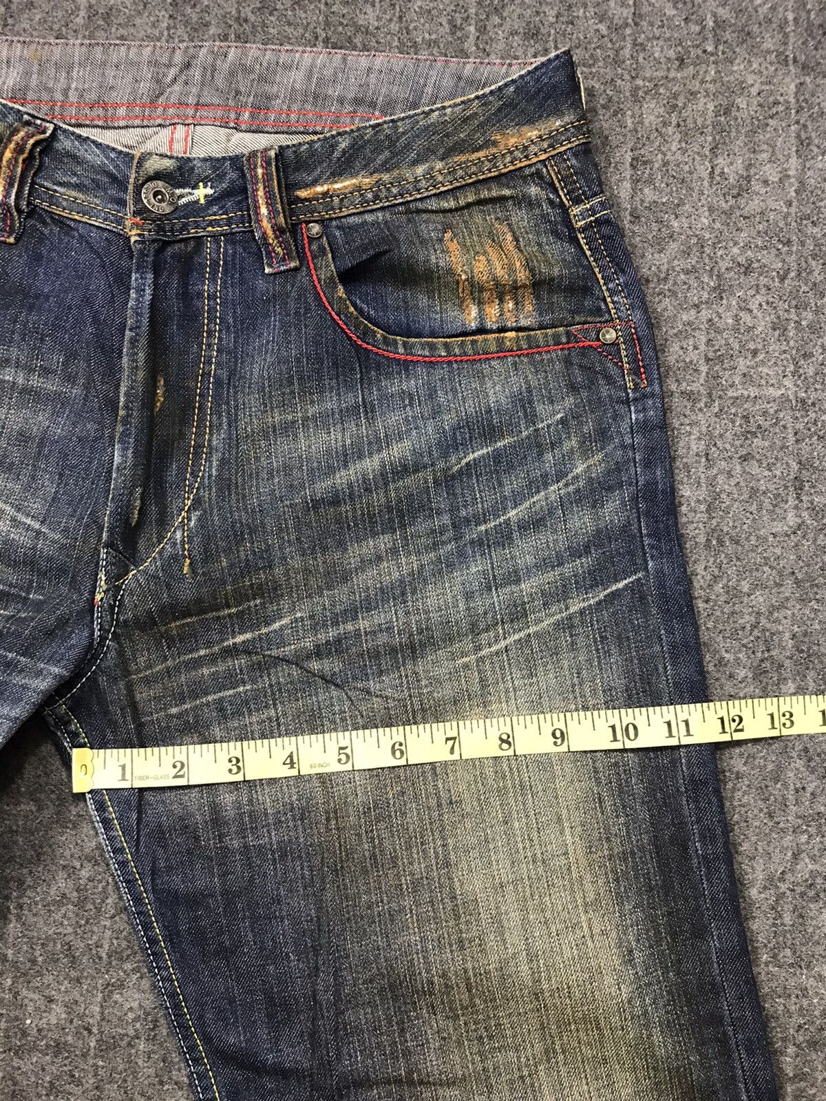Diesel Diesel Industry Indigo Denim Jeans Buttonfly Made In Italy Size US 31 - 14 Thumbnail