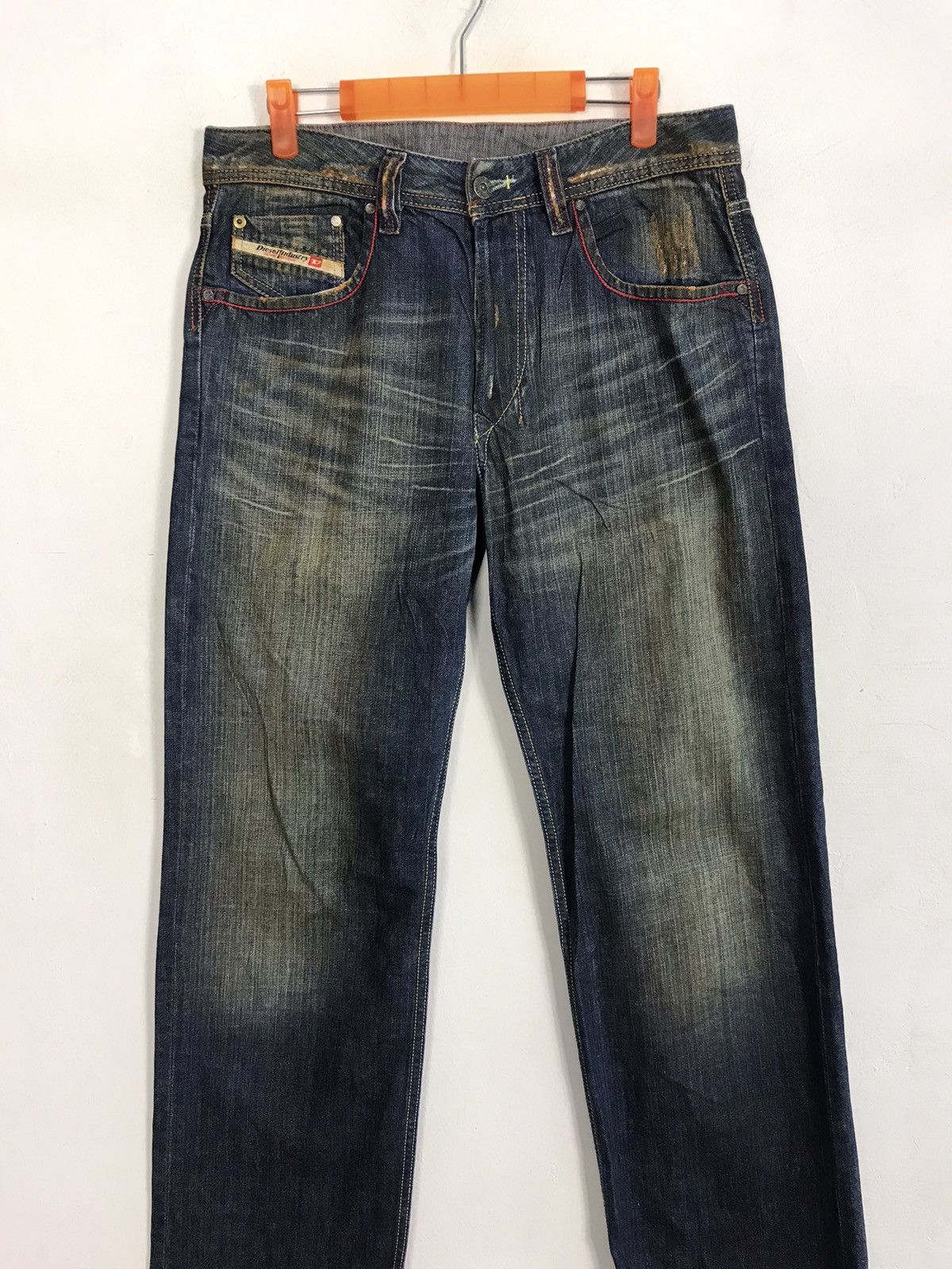 Diesel Diesel Industry Indigo Denim Jeans Buttonfly Made In Italy Size US 31 - 3 Thumbnail