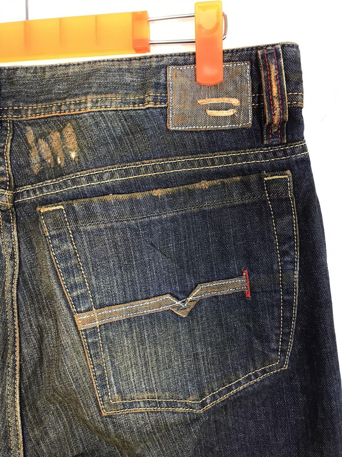 Diesel Diesel Industry Indigo Denim Jeans Buttonfly Made In Italy Size US 31 - 7 Thumbnail