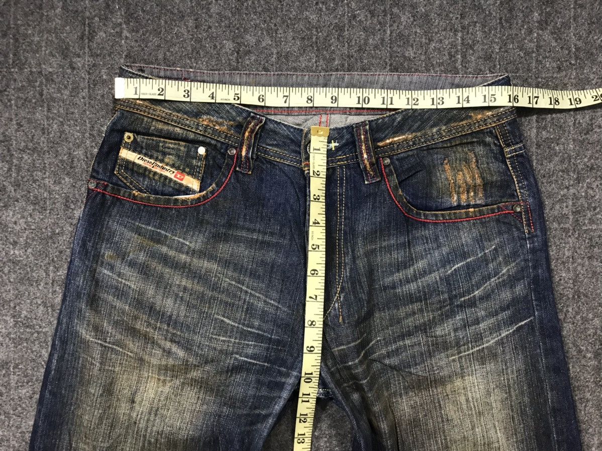 Diesel Diesel Industry Indigo Denim Jeans Buttonfly Made In Italy Size US 31 - 12 Thumbnail