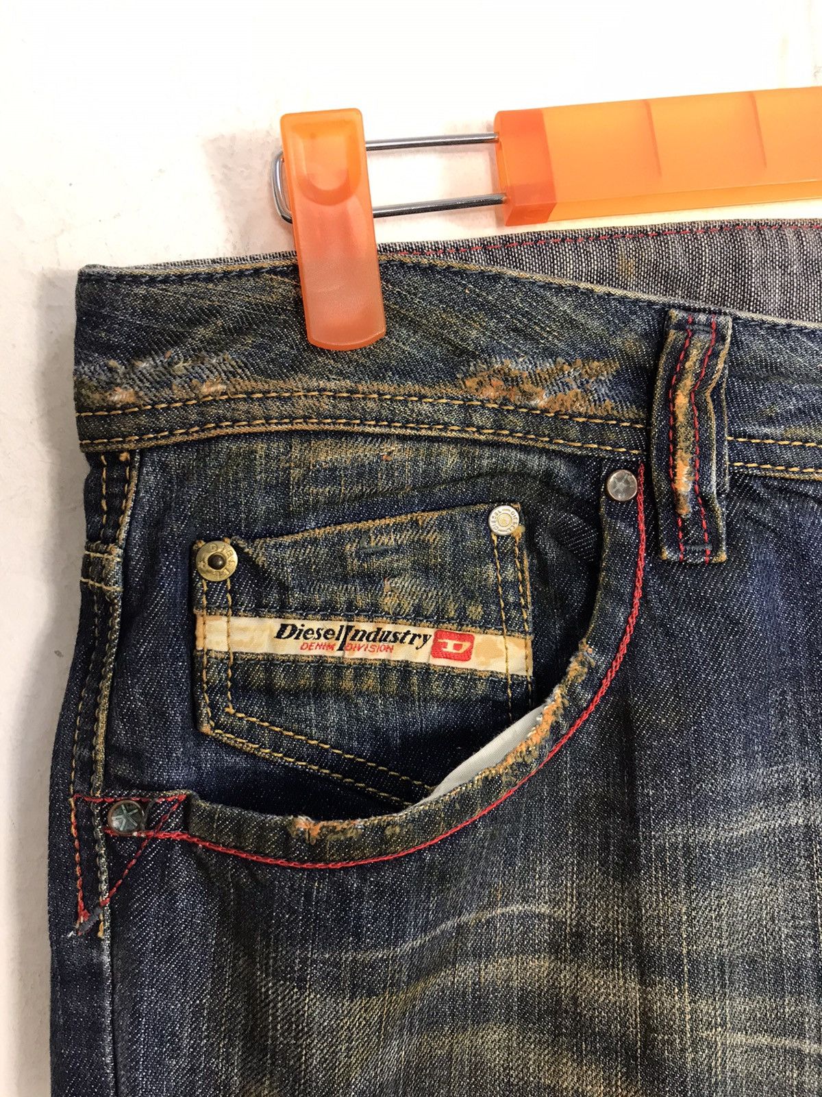 Diesel Diesel Industry Indigo Denim Jeans Buttonfly Made In Italy Size US 31 - 5 Thumbnail