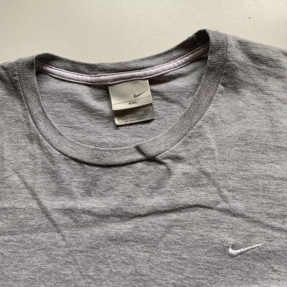 Nike Vintage 90s Nike Embroidered Swoosh T Shirt XXL Rare Size US XXL / EU 58 / 5 - 2 Thumbnail