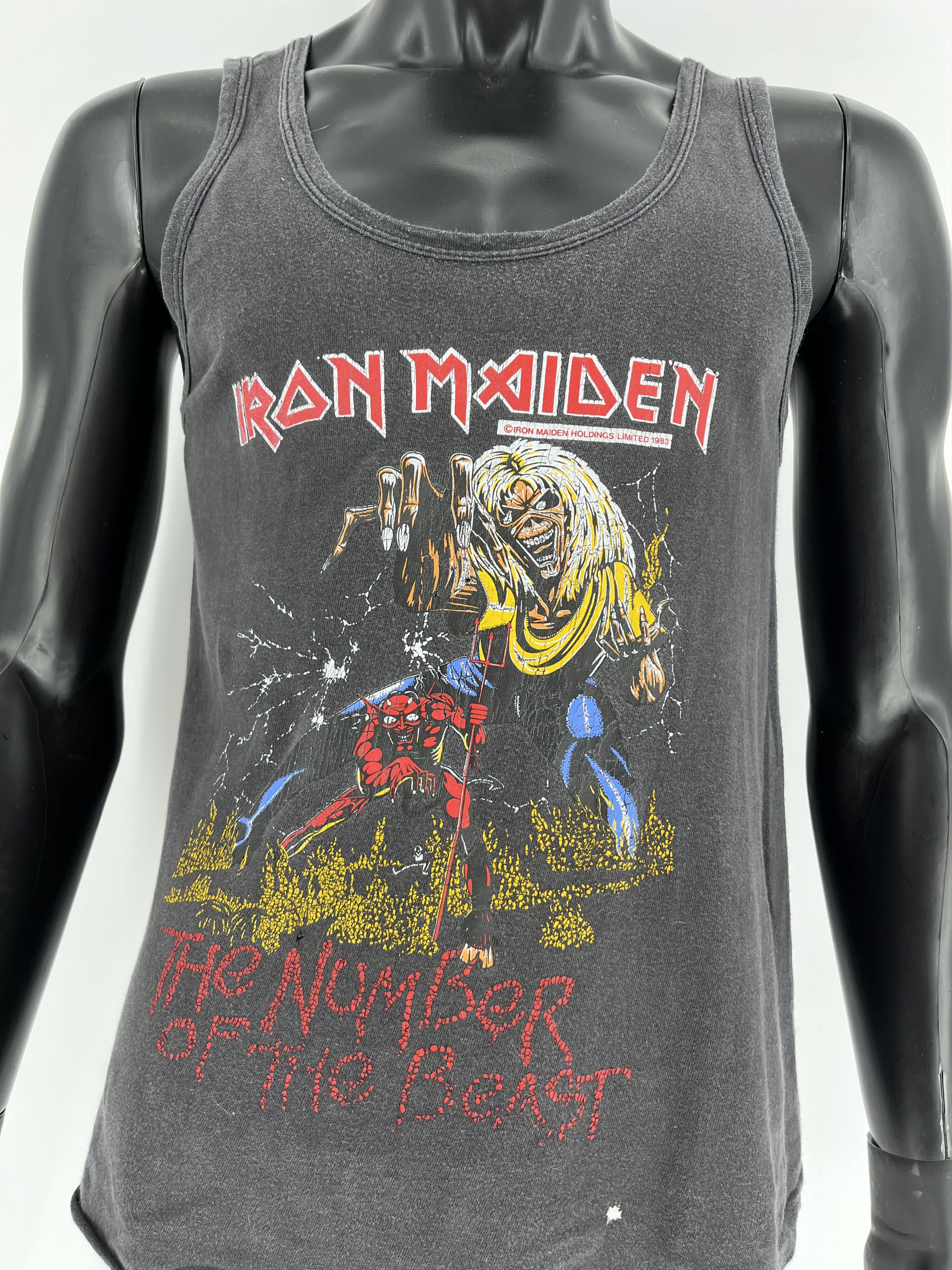 Iron Maiden Iron Maiden 1983 Reprint The Number Of The Beast Jerseys Size US L / EU 52-54 / 3 - 6 Thumbnail