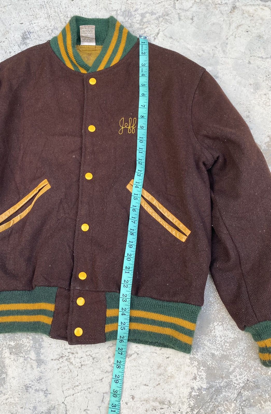 Vintage Vintage 70s/80s Kaye Bros Chicago Wool Varsity Jacket Size US M / EU 48-50 / 2 - 15 Thumbnail