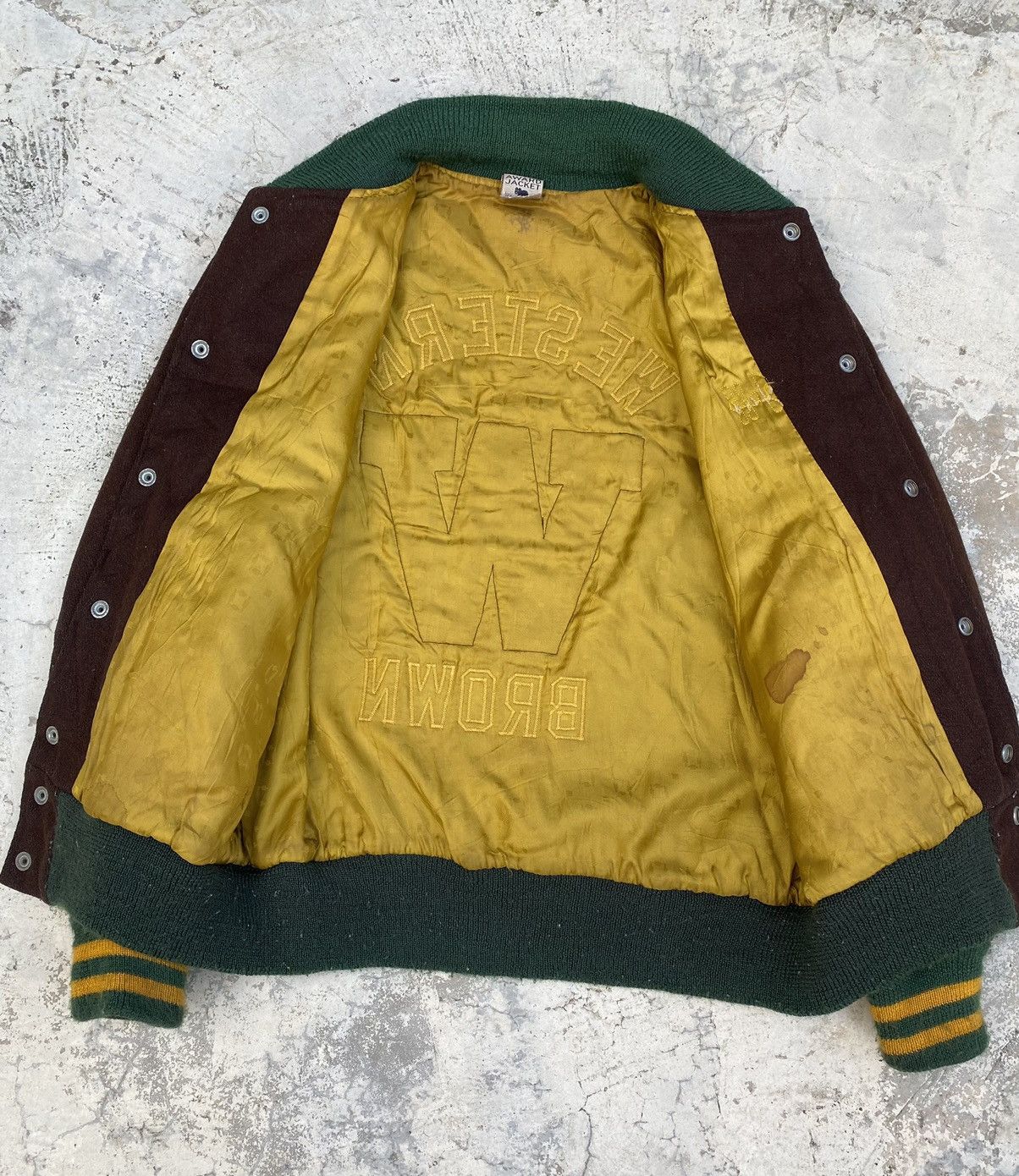 Vintage Vintage 70s/80s Kaye Bros Chicago Wool Varsity Jacket Size US M / EU 48-50 / 2 - 10 Thumbnail