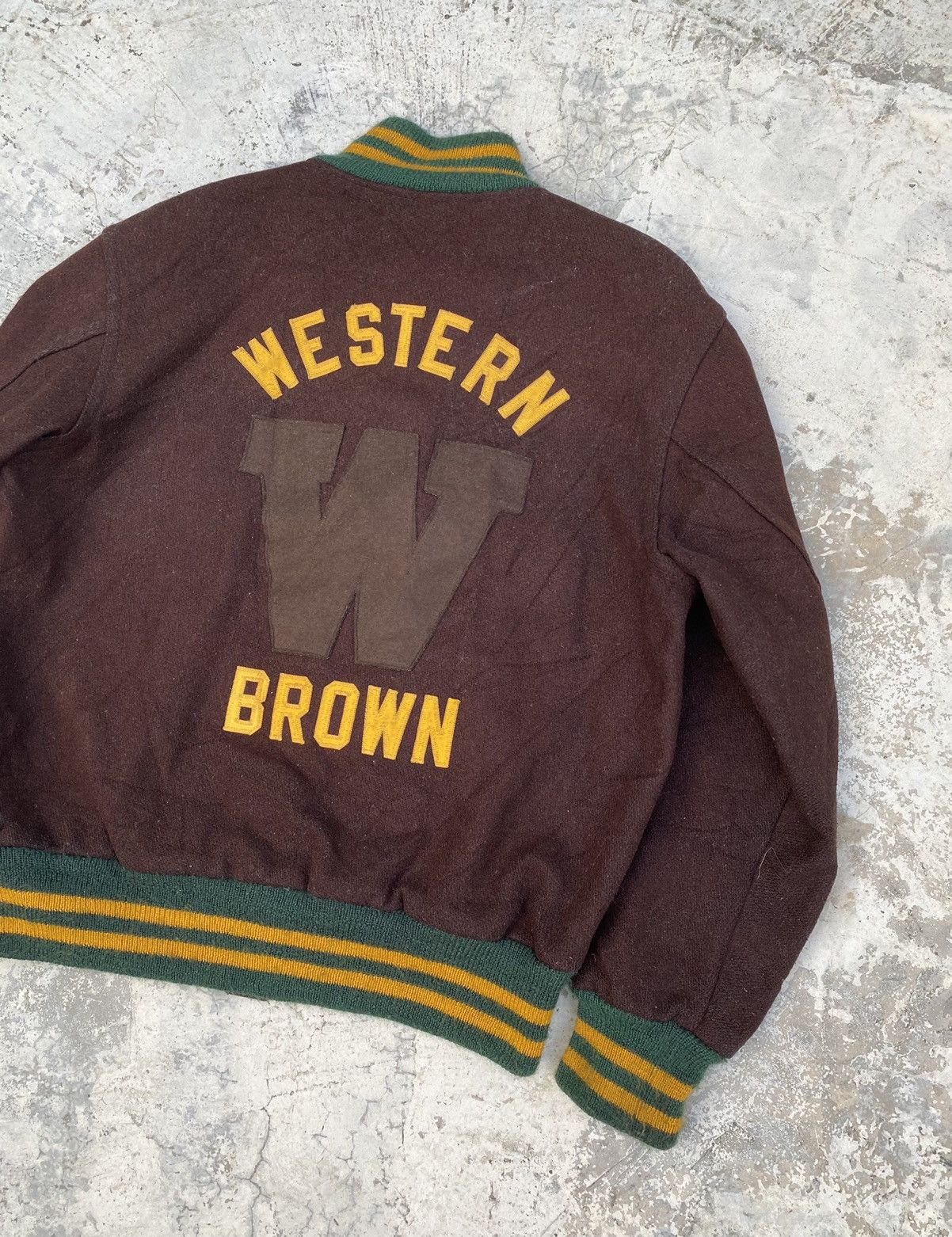 Vintage Vintage 70s/80s Kaye Bros Chicago Wool Varsity Jacket Size US M / EU 48-50 / 2 - 5 Thumbnail