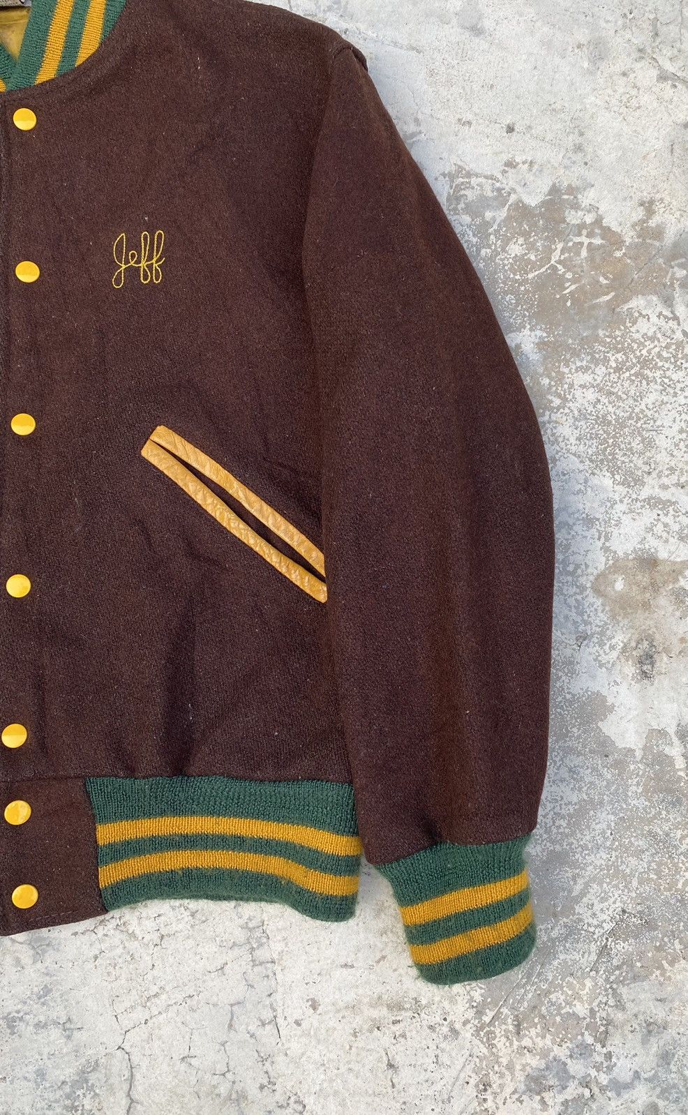 Vintage Vintage 70s/80s Kaye Bros Chicago Wool Varsity Jacket Size US M / EU 48-50 / 2 - 3 Thumbnail