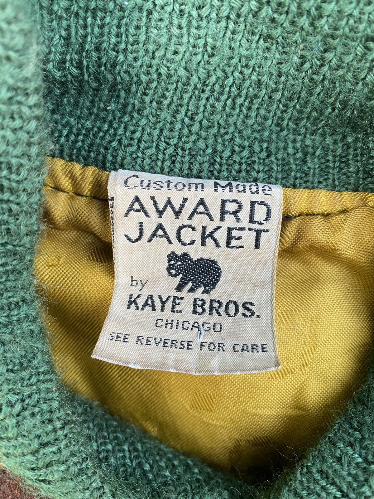 Vintage Vintage 70s/80s Kaye Bros Chicago Wool Varsity Jacket Size US M / EU 48-50 / 2 - 12 Thumbnail