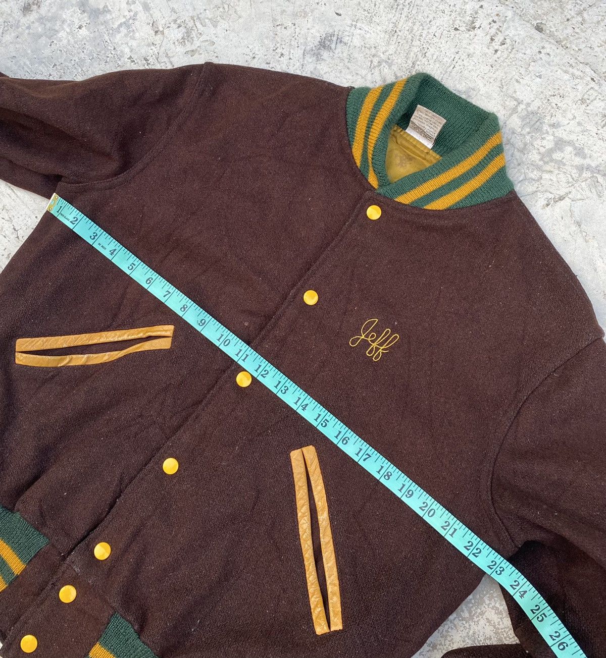 Vintage Vintage 70s/80s Kaye Bros Chicago Wool Varsity Jacket Size US M / EU 48-50 / 2 - 14 Thumbnail