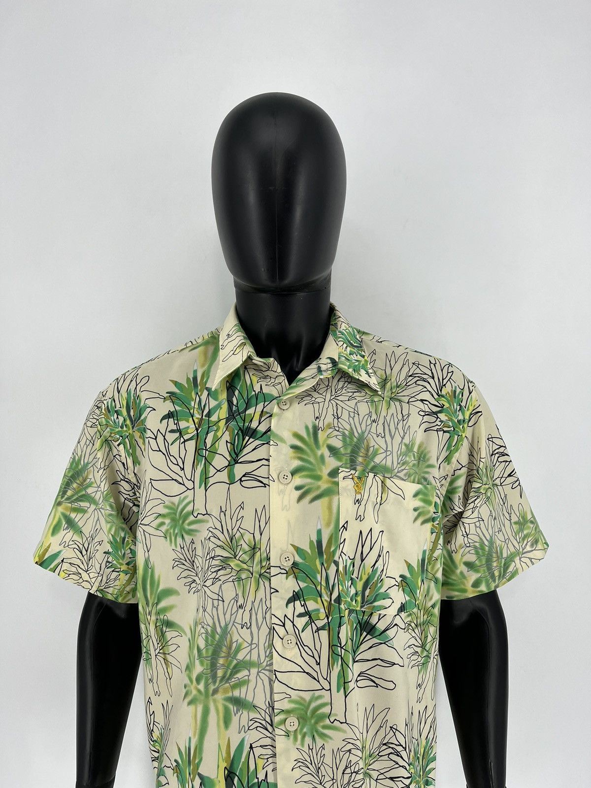 Playboy Vintage Y2K PLAYBOYS Floral Flowers Hawaiian Shirt Size US L / EU 52-54 / 3 - 1 Thumbnail