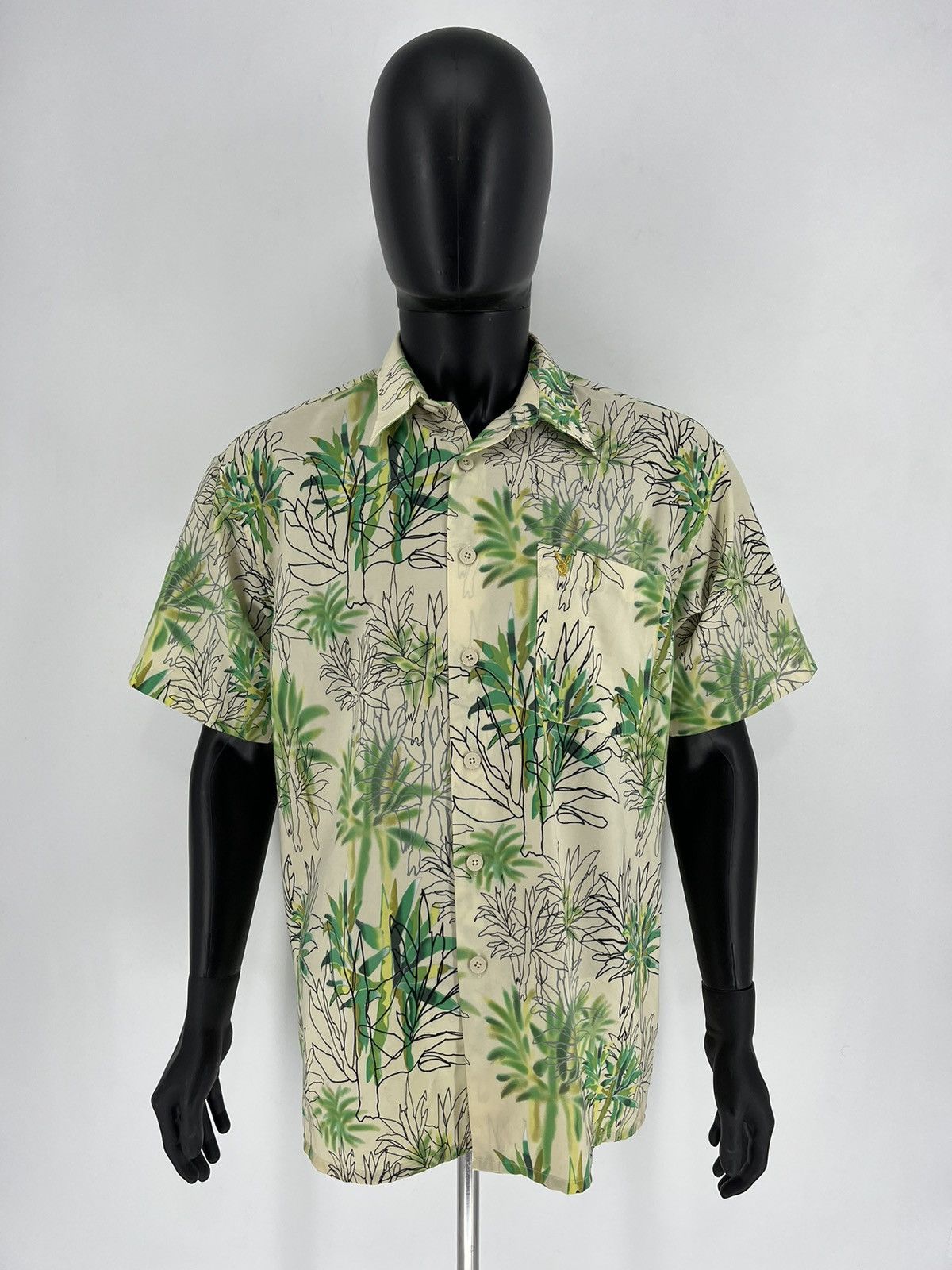 Playboy Vintage Y2K PLAYBOYS Floral Flowers Hawaiian Shirt Size US L / EU 52-54 / 3 - 7 Thumbnail