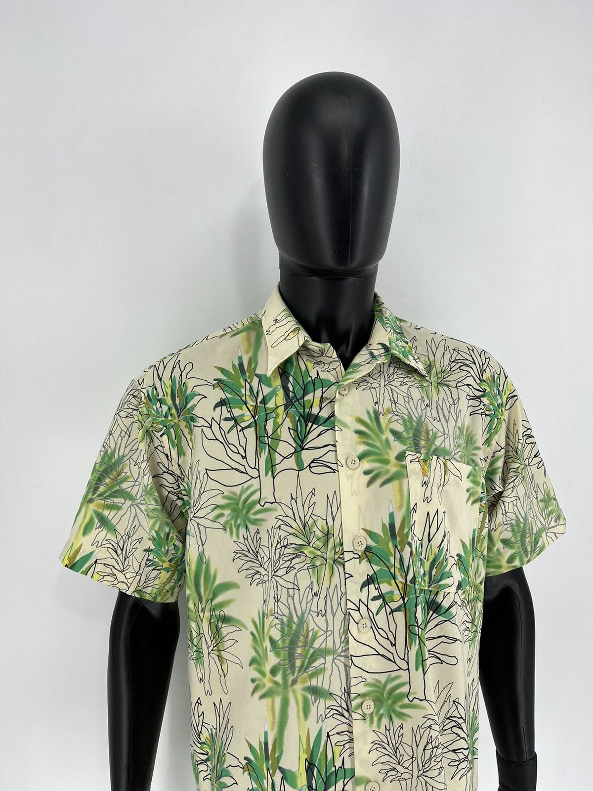 Playboy Vintage Y2K PLAYBOYS Floral Flowers Hawaiian Shirt Size US L / EU 52-54 / 3 - 3 Thumbnail