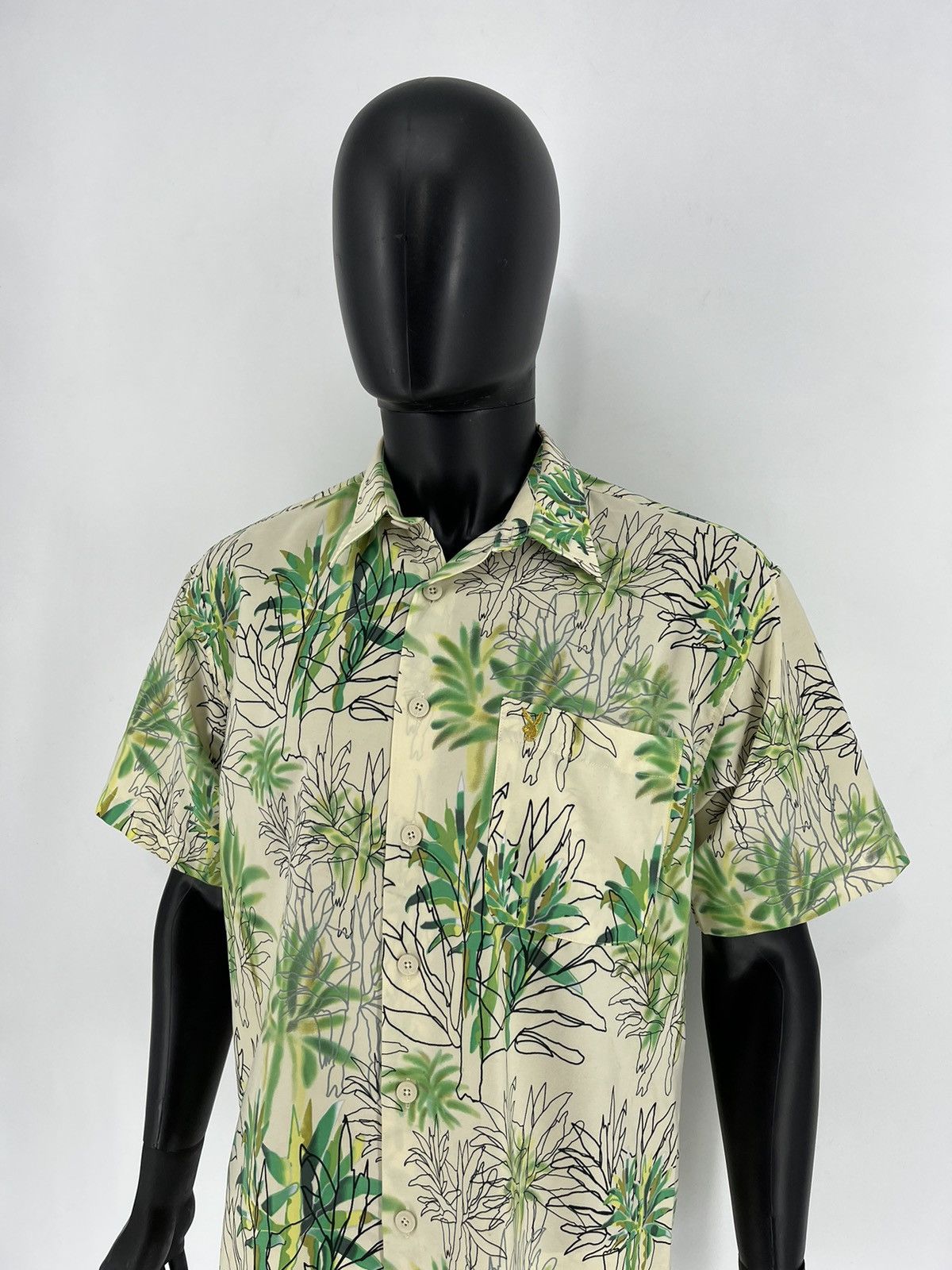 Playboy Vintage Y2K PLAYBOYS Floral Flowers Hawaiian Shirt Size US L / EU 52-54 / 3 - 4 Thumbnail