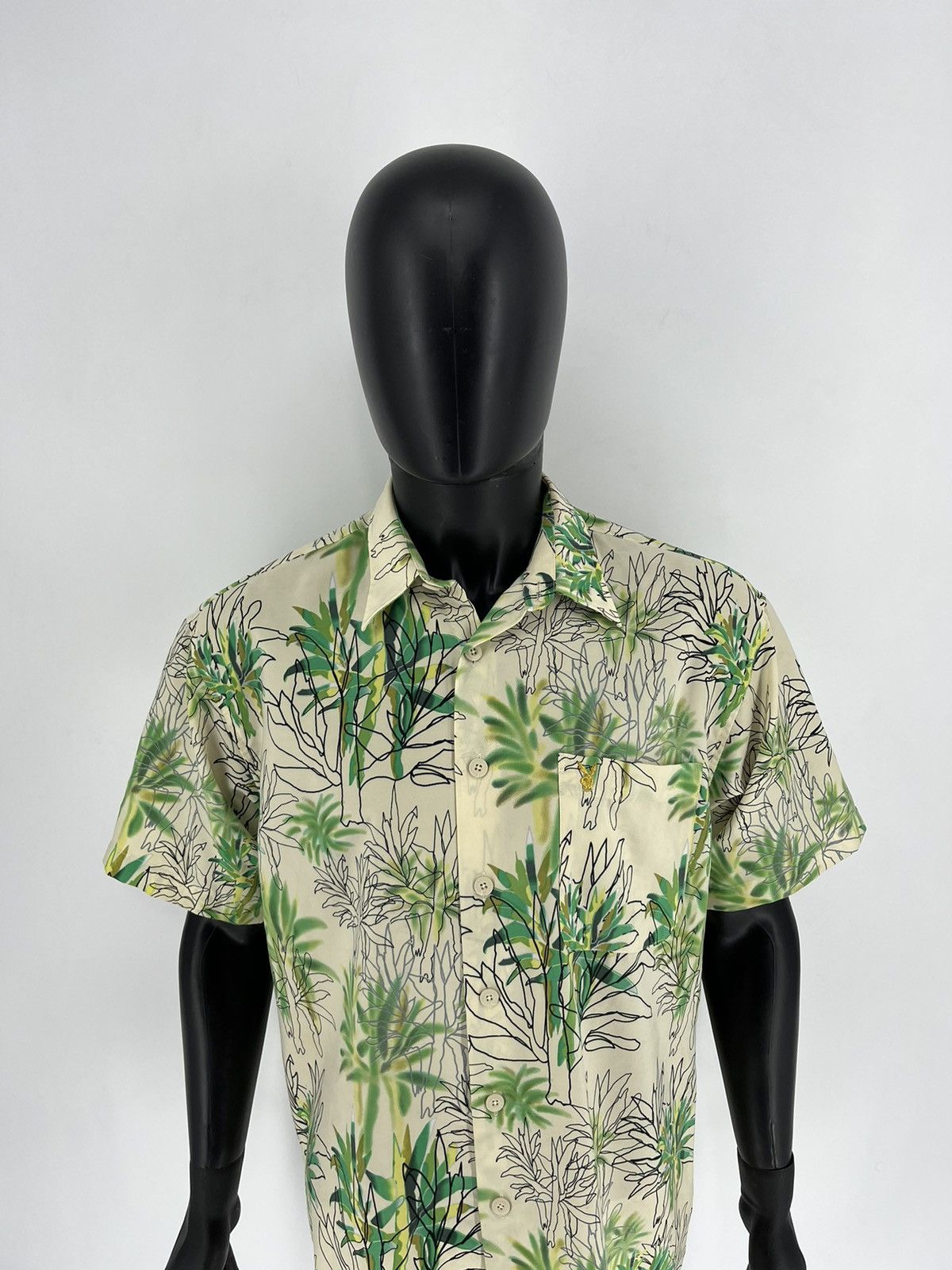 Playboy Vintage Y2K PLAYBOYS Floral Flowers Hawaiian Shirt Size US L / EU 52-54 / 3 - 5 Thumbnail