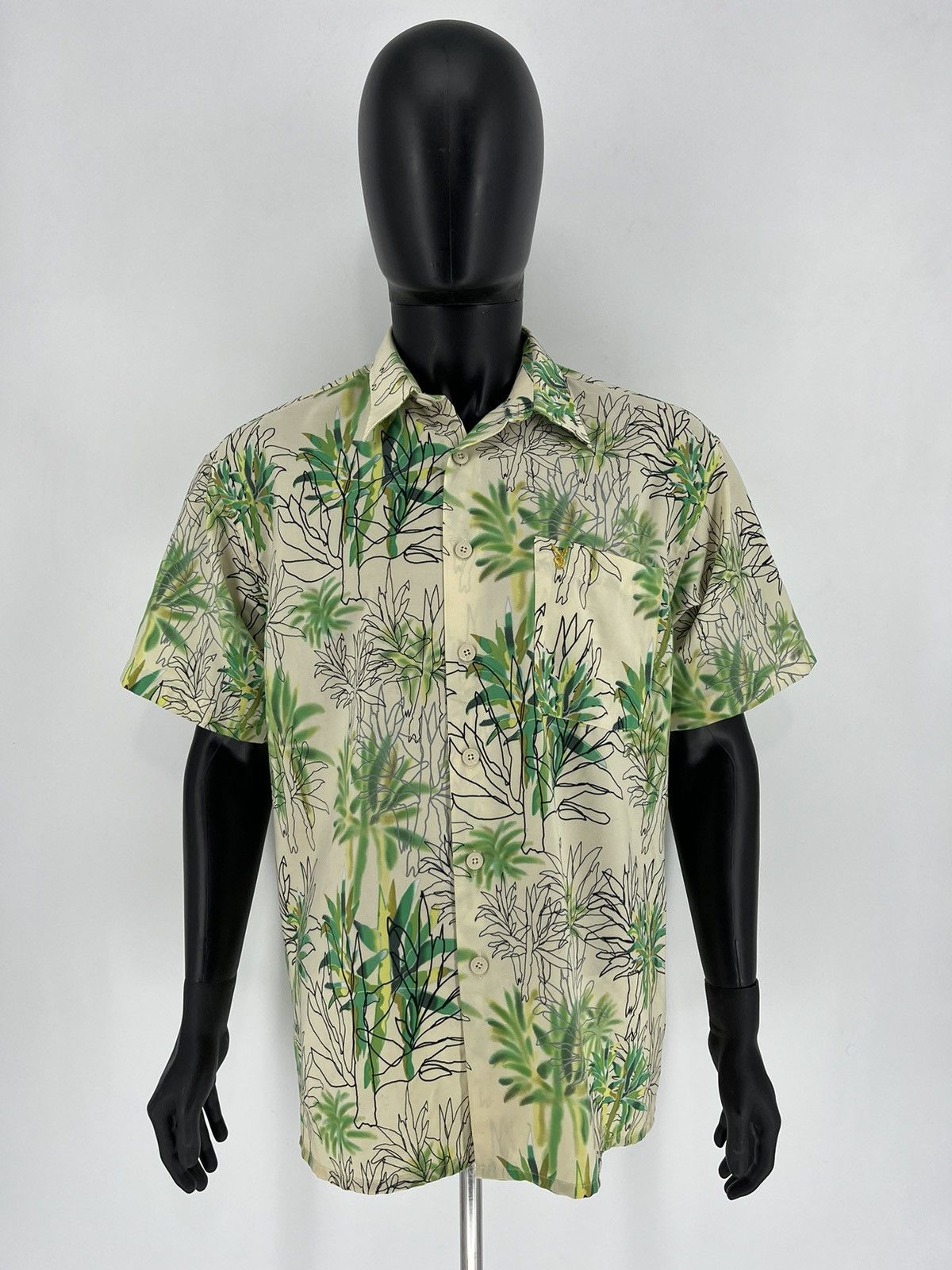 Playboy Vintage Y2K PLAYBOYS Floral Flowers Hawaiian Shirt Size US L / EU 52-54 / 3 - 2 Thumbnail