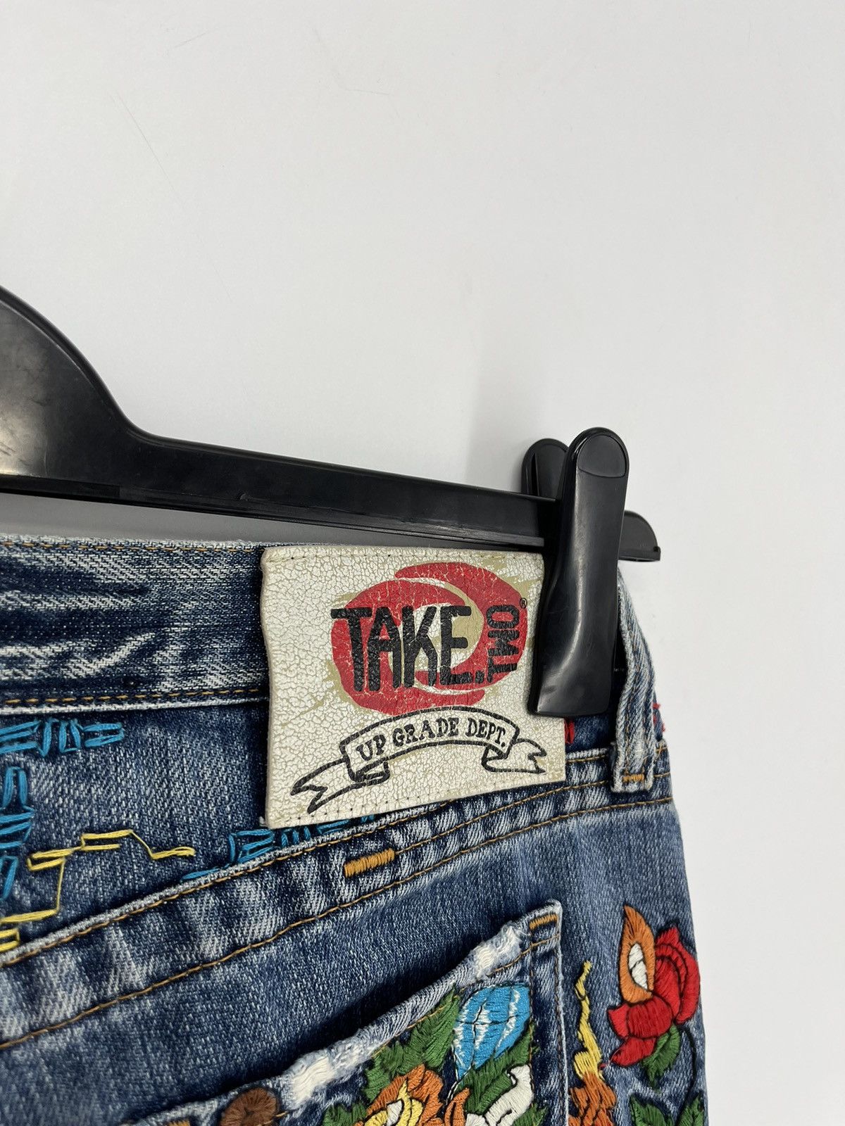 Vintage Vintage TAKE TWO Denim Jeans, Made In Italy "Style Ed Hardy Size US 29 - 16 Thumbnail