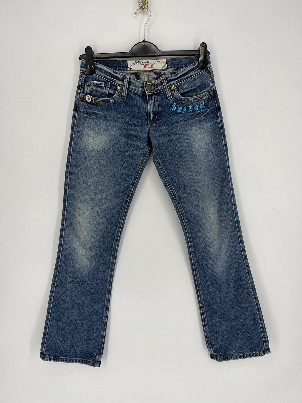 Vintage Vintage TAKE TWO Denim Jeans, Made In Italy "Style Ed Hardy Size US 29 - 2 Thumbnail