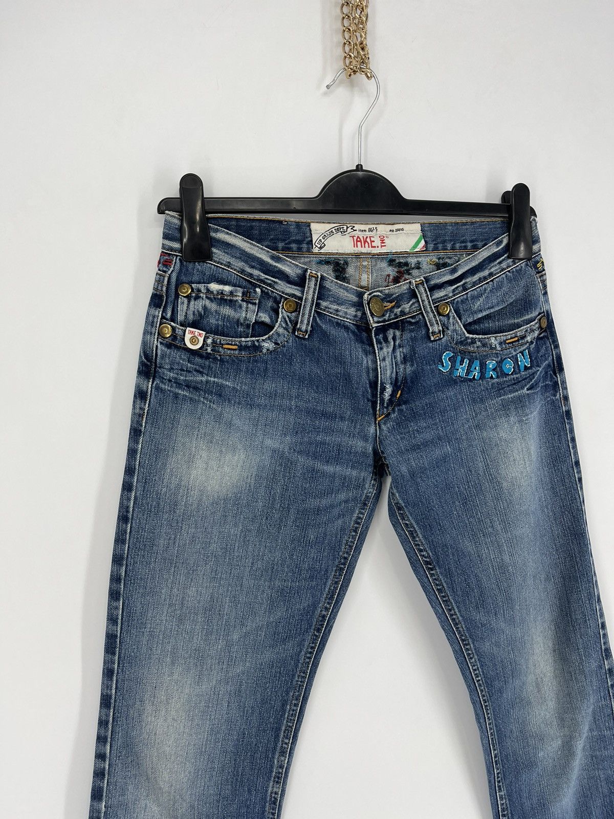 Vintage Vintage TAKE TWO Denim Jeans, Made In Italy "Style Ed Hardy Size US 29 - 4 Thumbnail