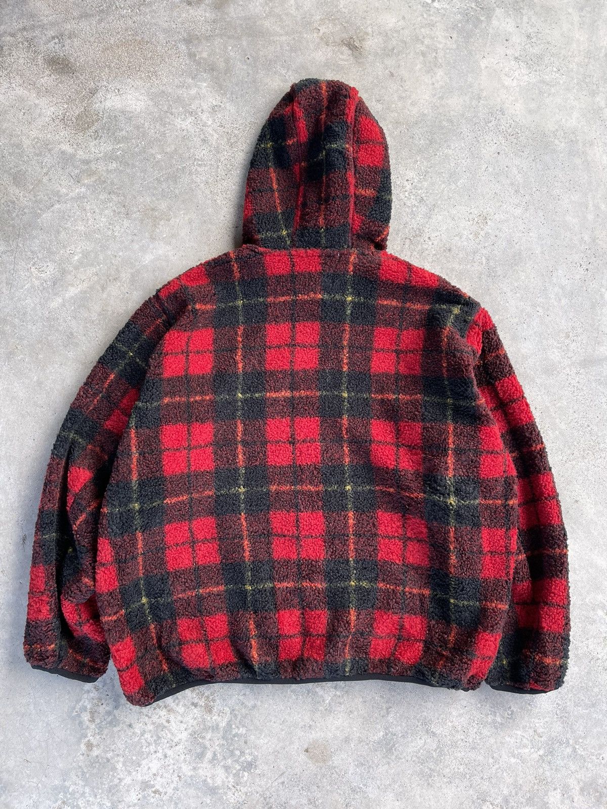 JW Anderson × Uniqlo J.W. Anderson X uniqlo plaid bulky fleece hooded jacket Size US XL / EU 56 / 4 - 4 Thumbnail
