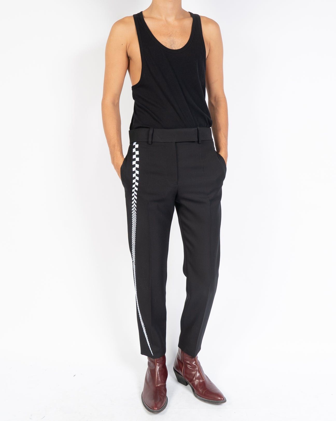 Haider Ackermann FW19 Embroidered Miles Black Trousers Size US 34 / EU 50 - 4 Thumbnail